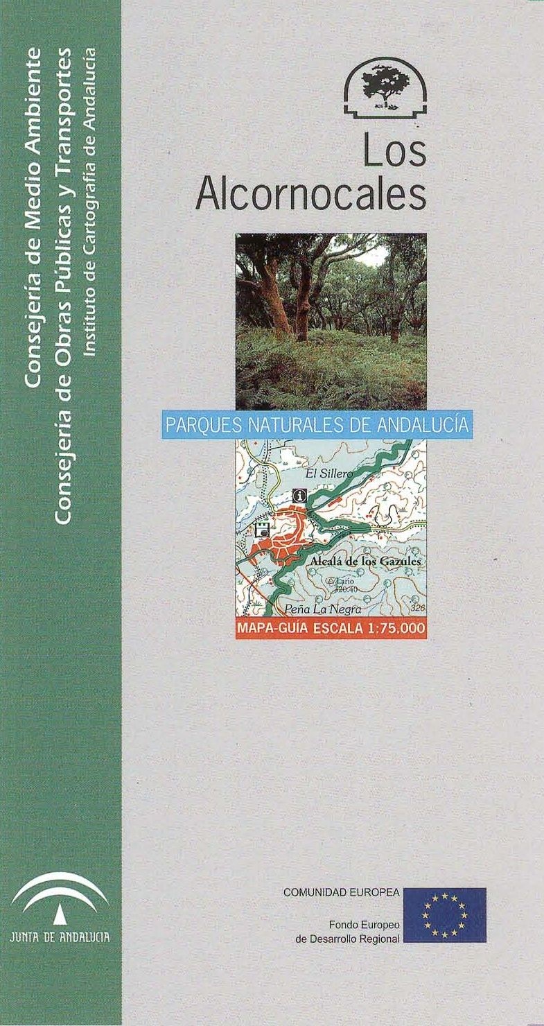 Imagen representativa del mapa Los Alcornocales: mapa-guía, escala 1:75.000_1998