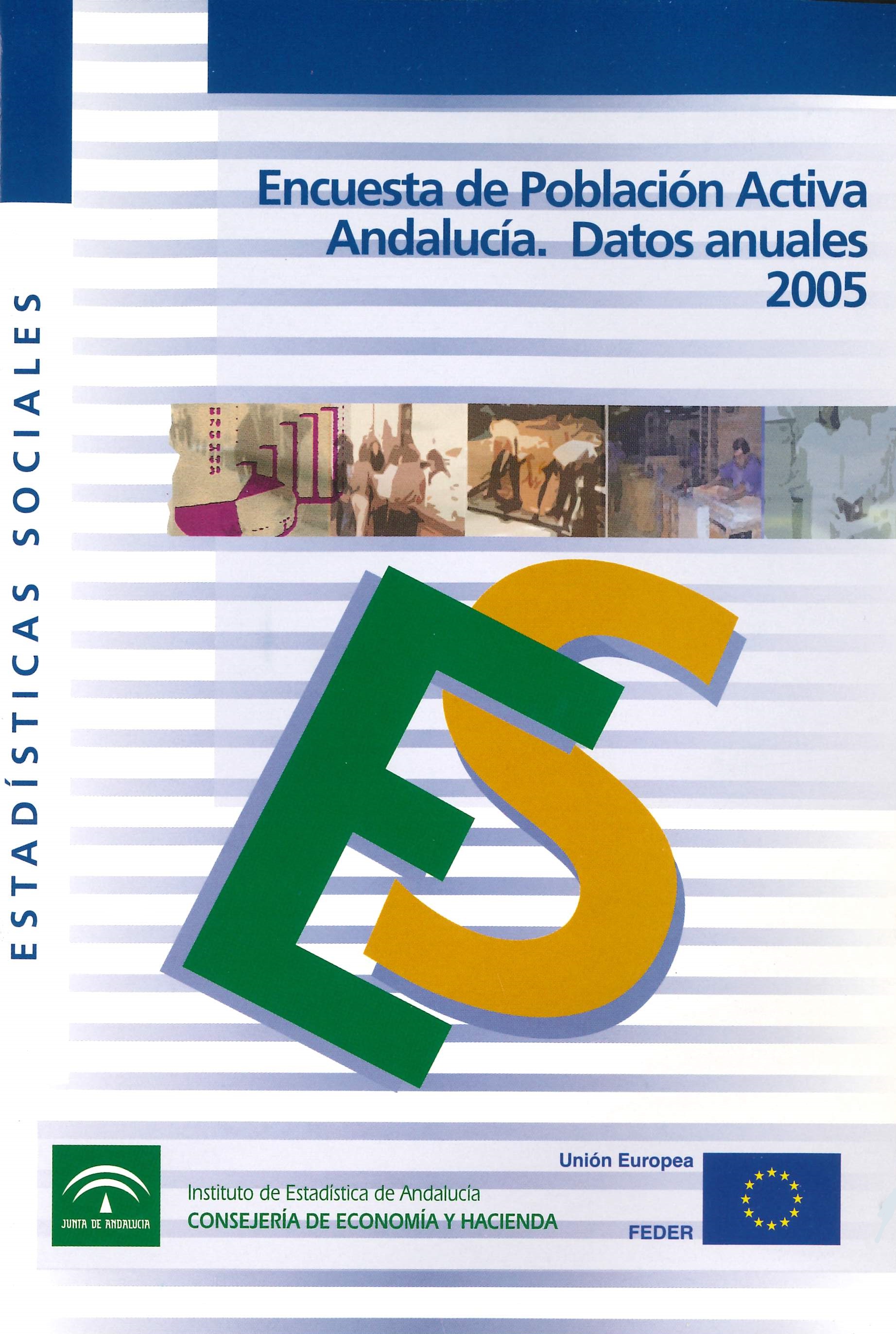 Imagen representativa de la publicación Encuesta de Población Activa. Andalucía: datos anuales 2005