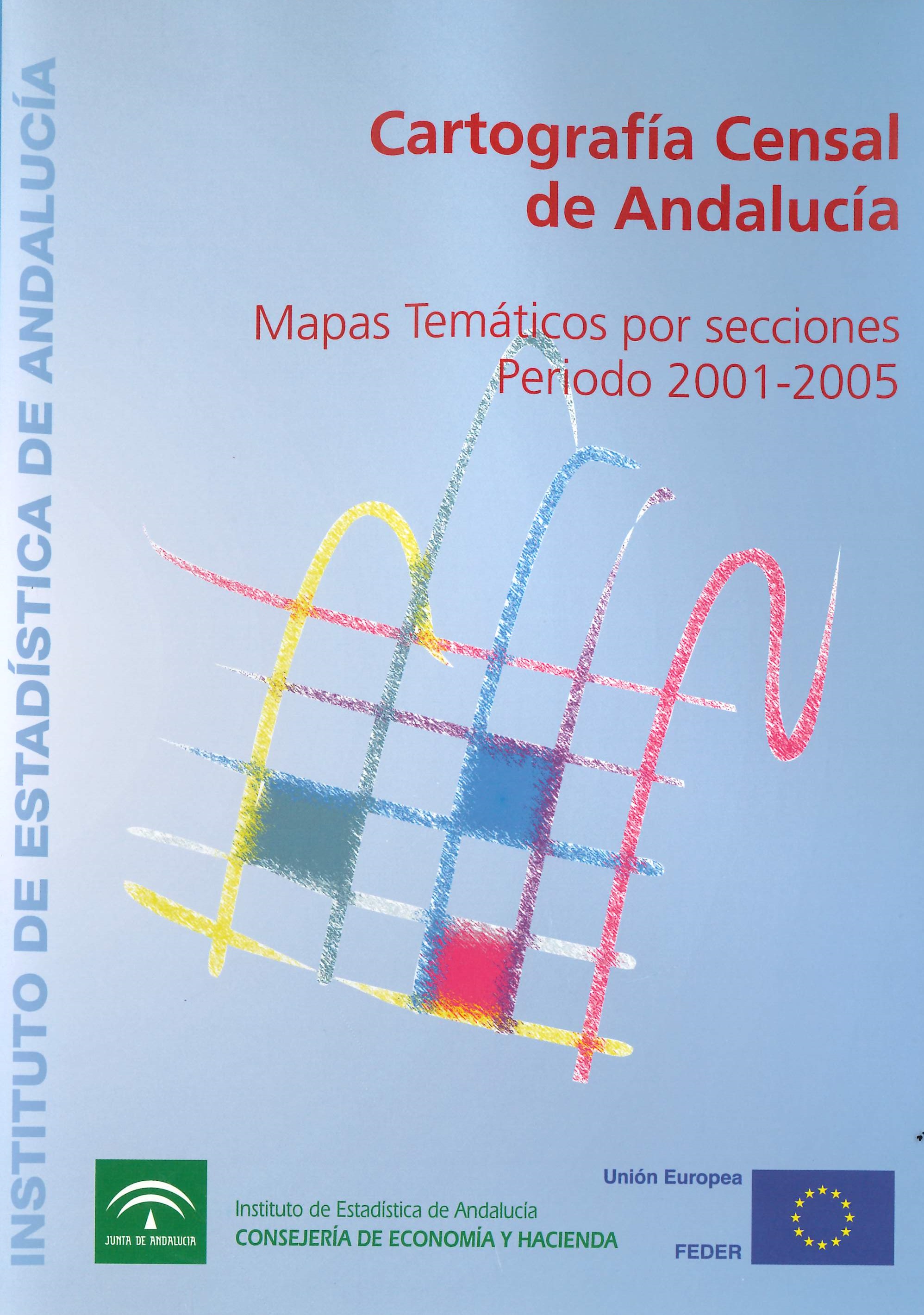 Imagen representativa de la publicación Cartografía censal de Andalucía. Mapas temáticos por secciones: periodo 2001-2005