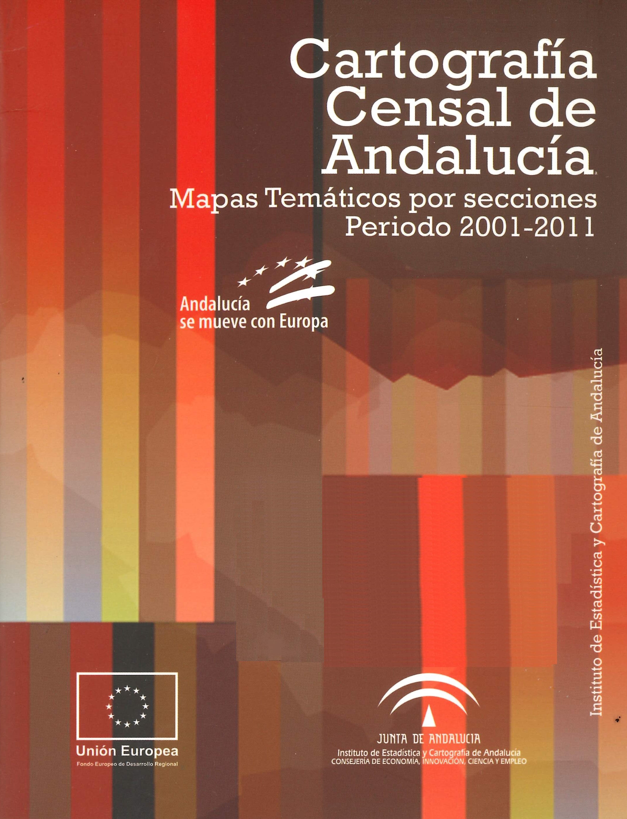 Imagen representativa de la publicación Cartografía censal de Andalucía. Mapas temáticos por secciones: periodo 2001-2011