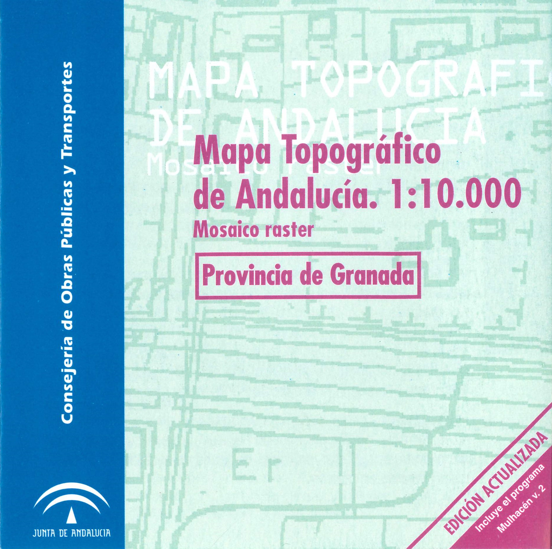 Imagen representativa del Mapa topográfico de Andalucía 1:10.000: mosaico raster, provincia de Granada_2000