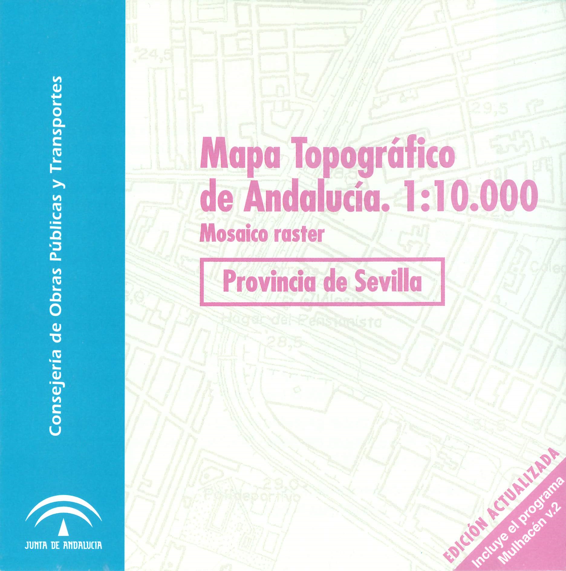 Imagen representativa del Mapa topográfico de Andalucía 1:10.000: mosaico raster, provincia de Sevilla_2002