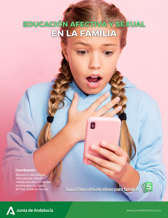 Portada de la publicación Guías educomunicativas para familias: Educación afectiva y sexual en la familia