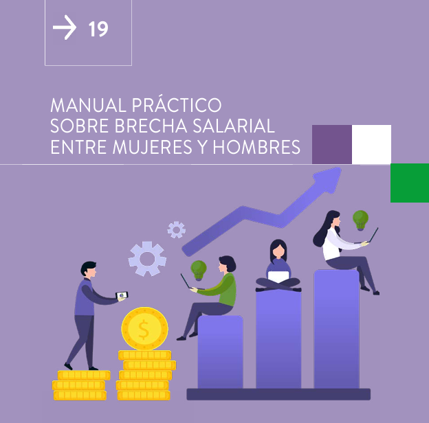 Portada del Manual práctico sobre brecha salarial entre hombres y mujeres