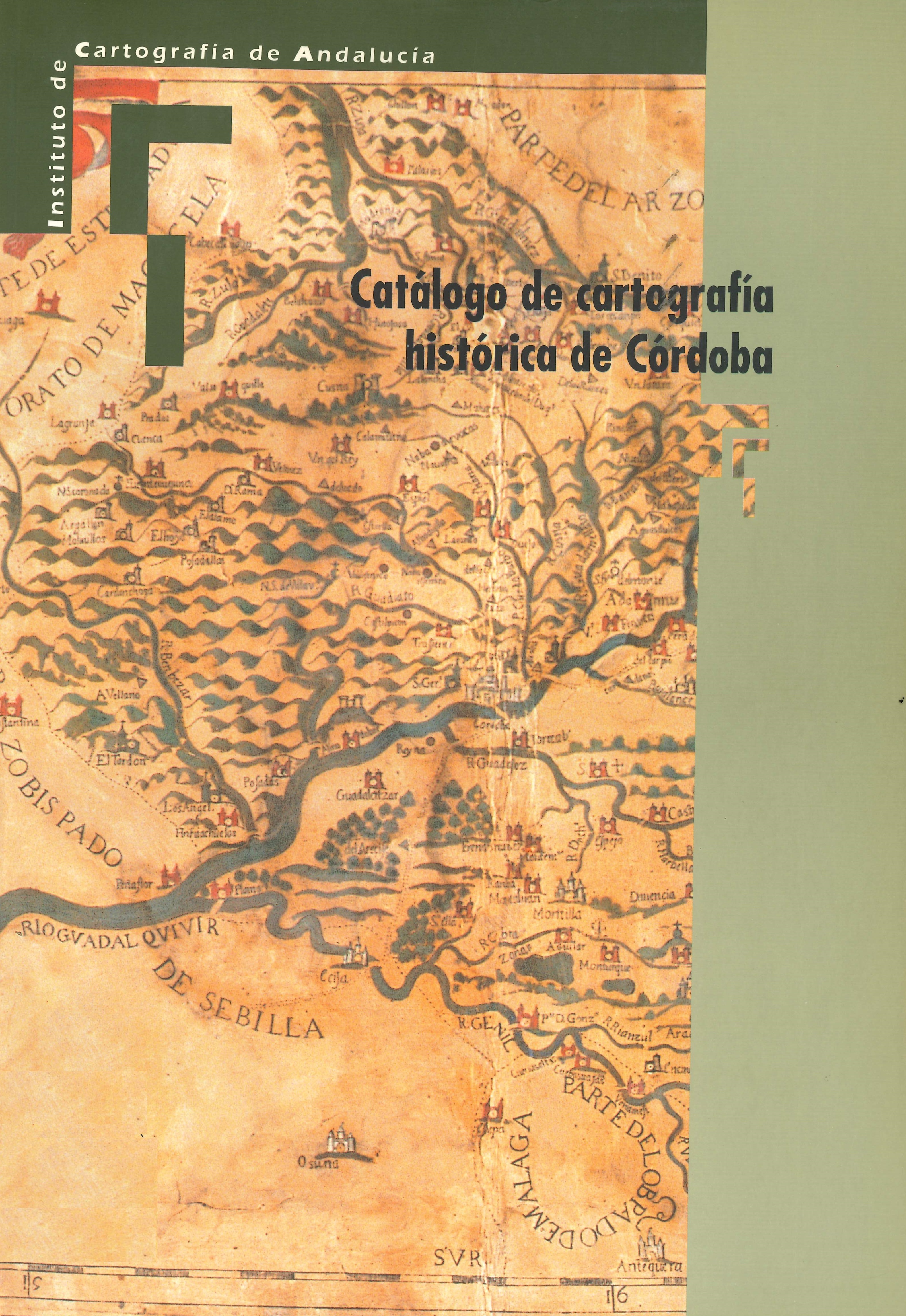 Imagen representativa de la publicación Catálogo de cartografía histórica de Córdoba