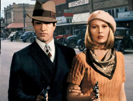 Imagen del cartel cinematográfico de 'Bonnie & Clyde'