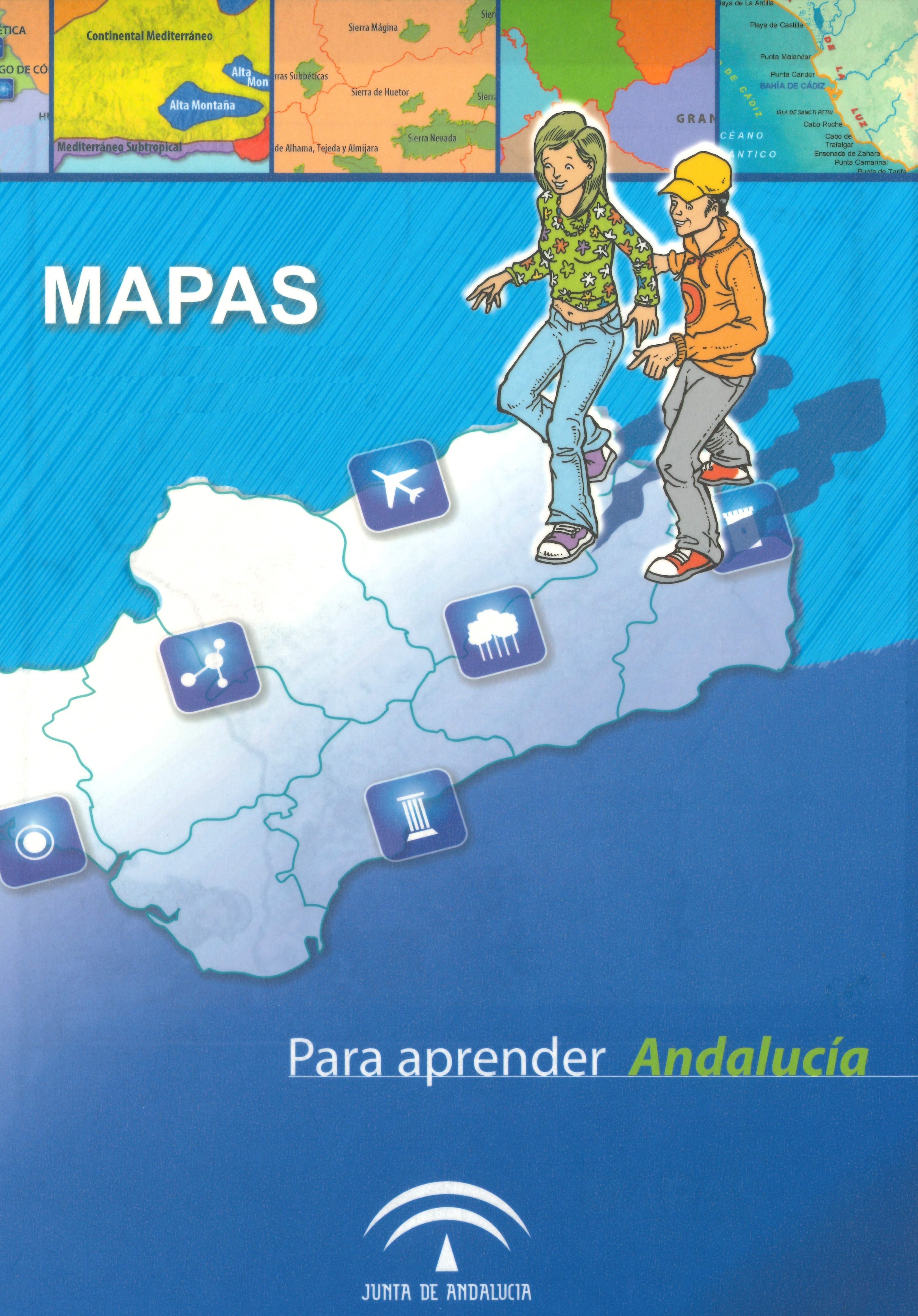 Imagen representativa de la publicación Mapas para aprender Andalucía