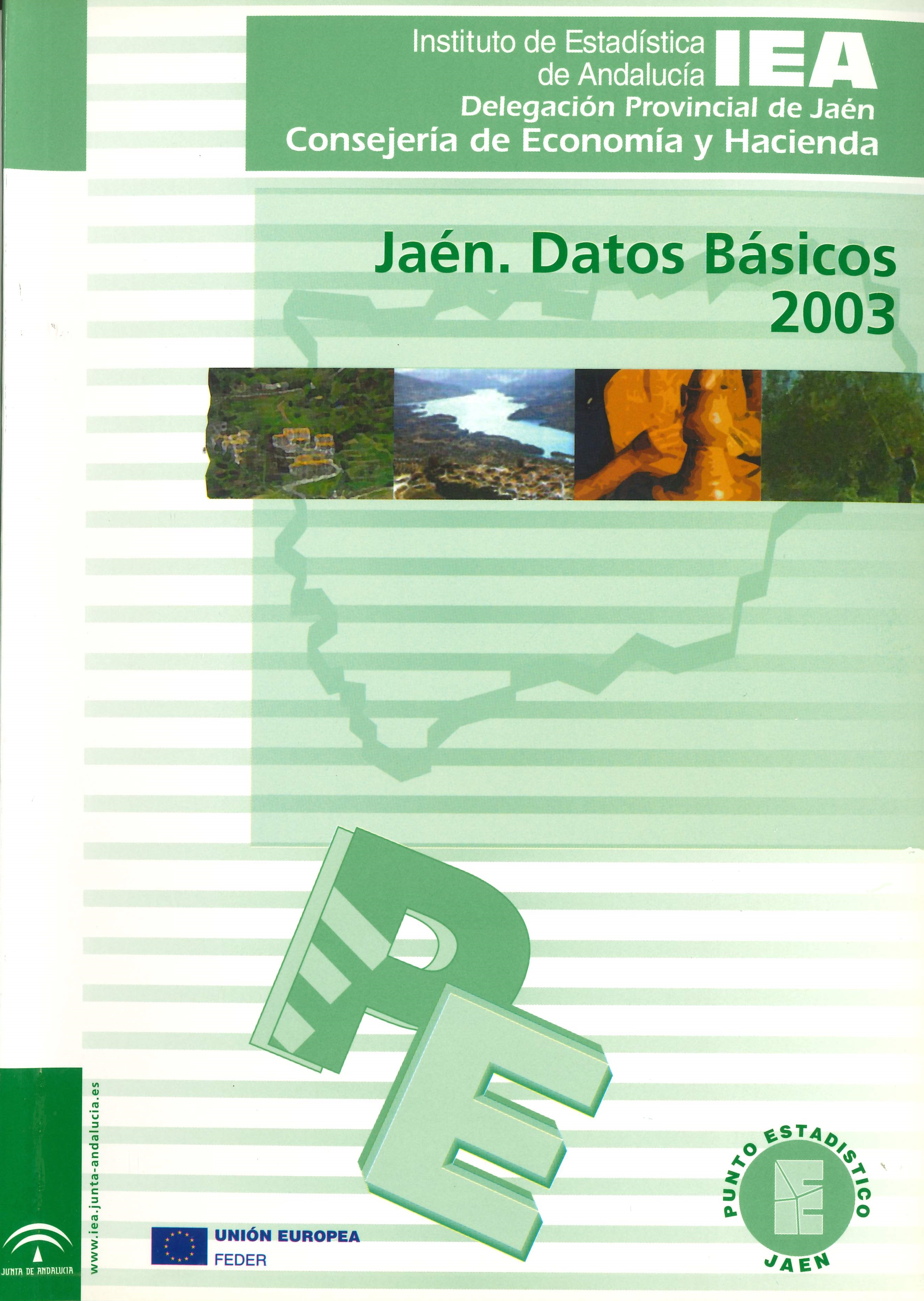 Imagen representativa de la publicación Jaén: datos básicos 2003