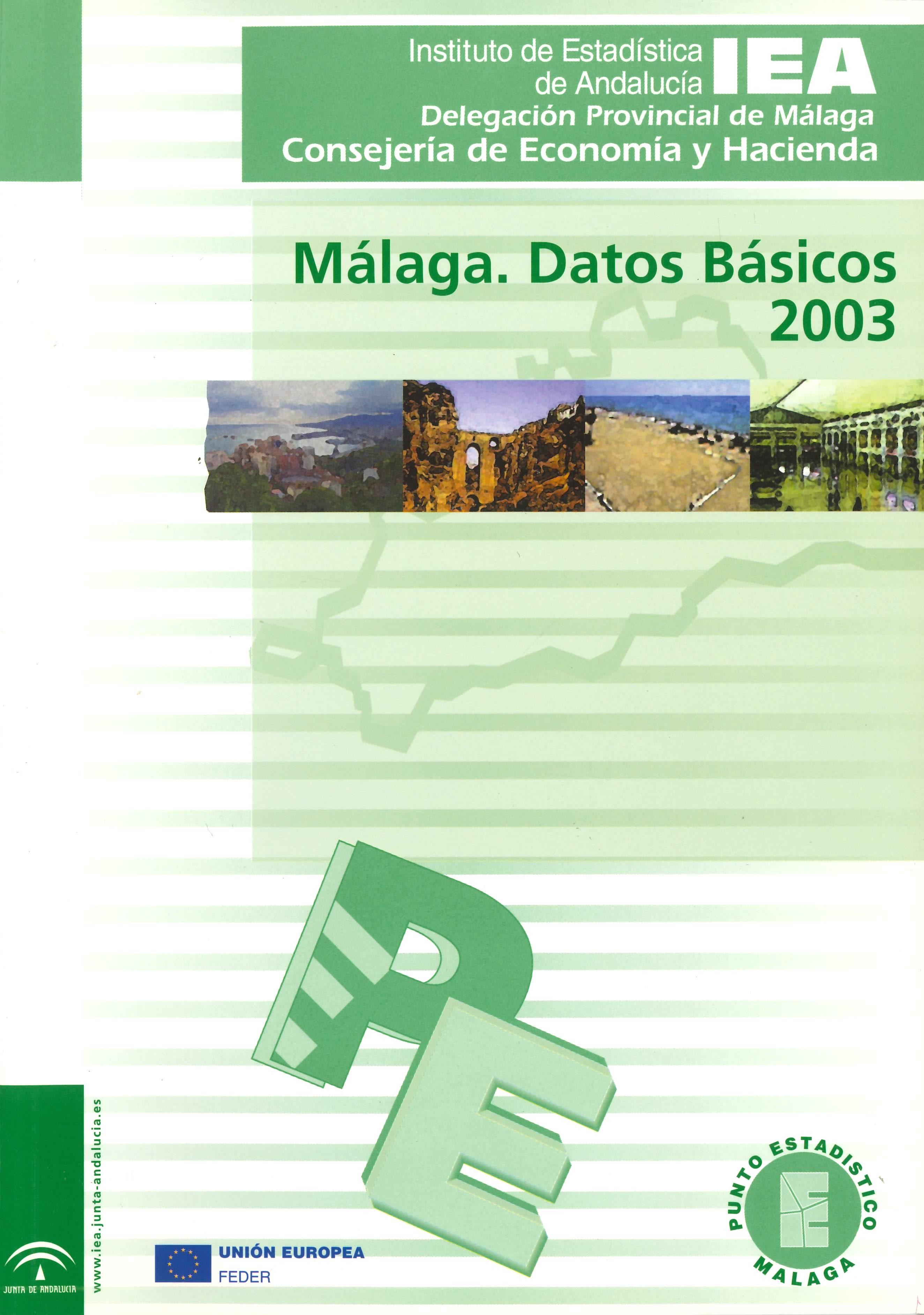 Imagen representativa de la publicación Málaga: datos básicos 2003