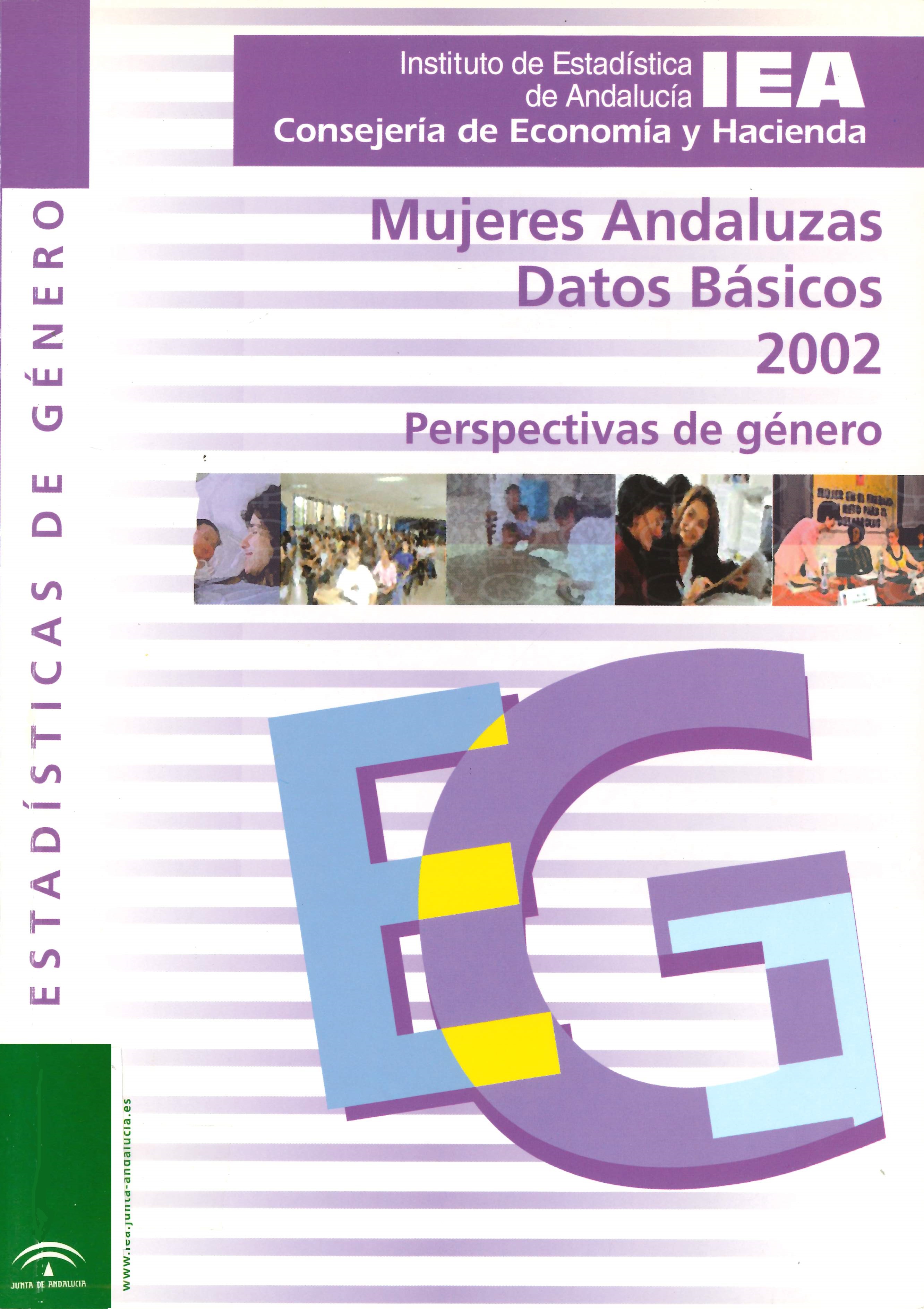 Imagen representativa de la publicación Mujeres andaluzas: datos básicos 2002, perspectivas de género