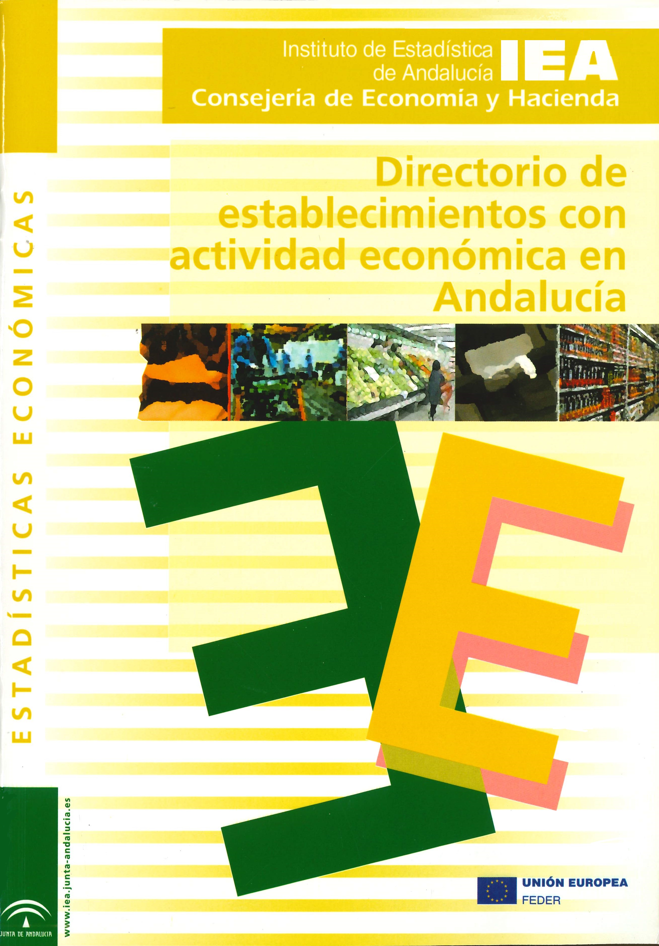 Imagen representativa de la publicación Directorio de establecimientos con actividad económica en Andalucía [2002]