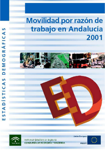 Imagen representativa de la publicación Movilidad por razón de trabajo en Andalucía 2001