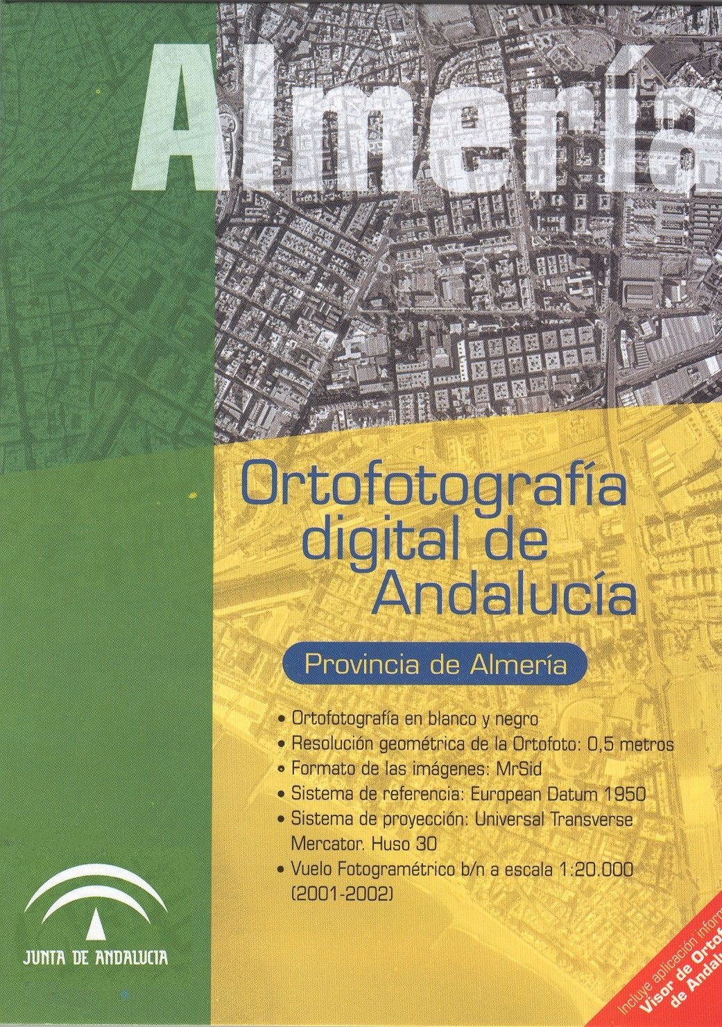 Imagen representativa de la publicación Ortofotografía digital de Andalucía: provincia de Almería_2004