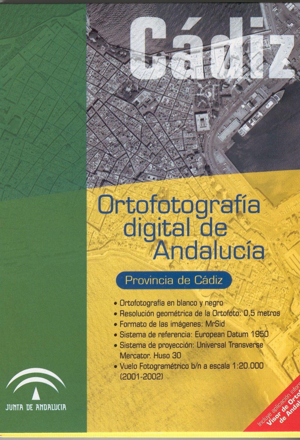 Imagen representativa de la publicación Ortofotografía digital de Andalucía: provincia de Cádiz