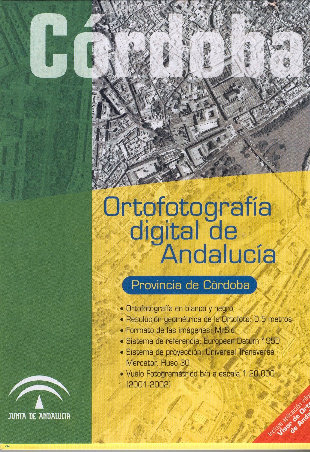 Imagen representativa de la publicación Ortofotografía digital de Andalucía: provincia de Córdoba_2004