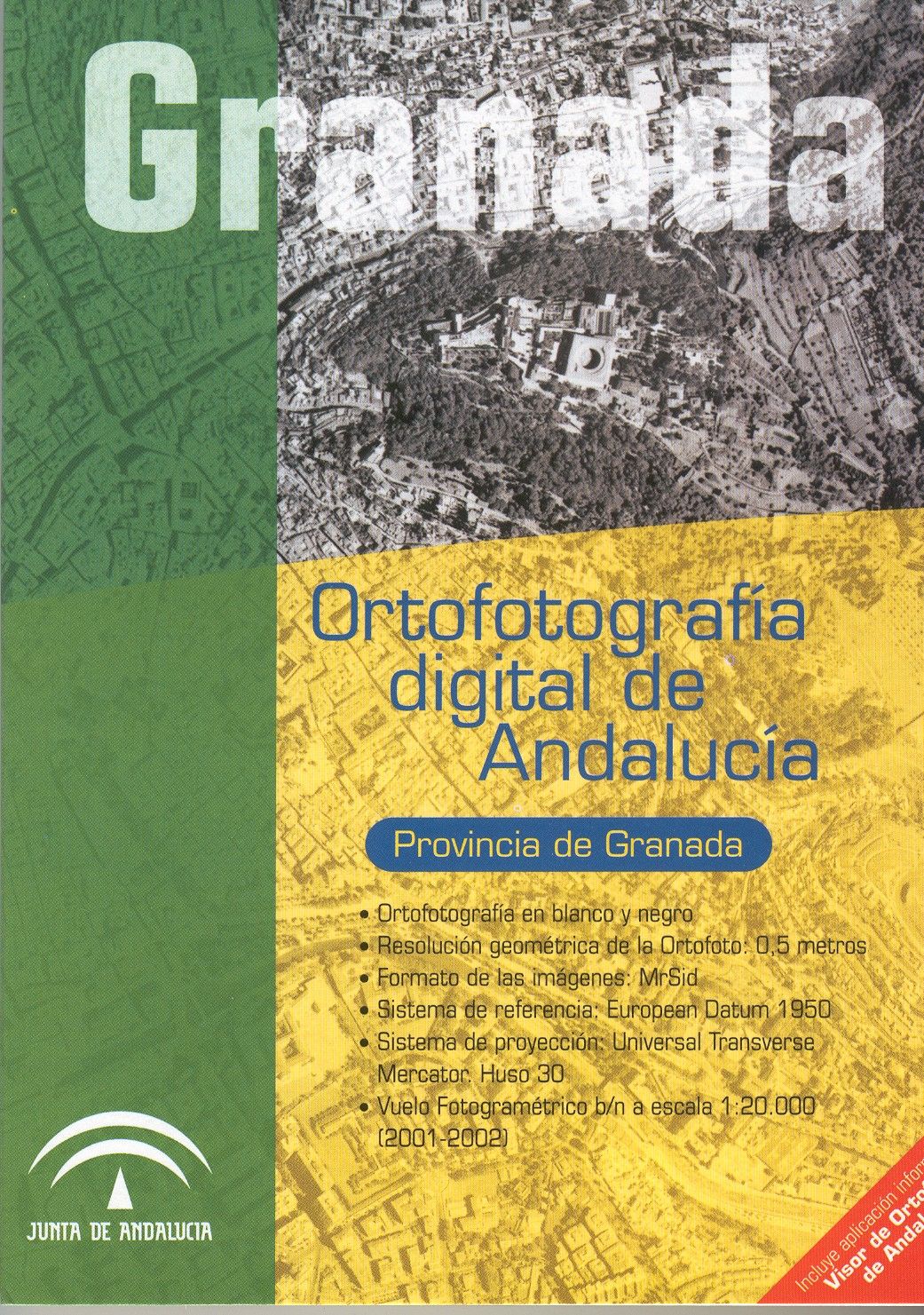 Imagen representativa de la publicación Ortofotografía digital de Andalucía: provincia de Granada_2004