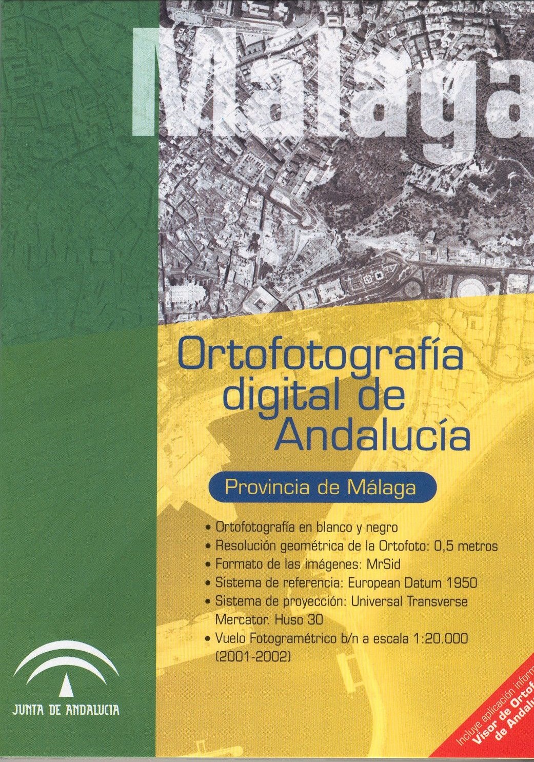 Imagen representativa de la publicación Ortofotografía digital de Andalucía: provincia de Málaga_2004