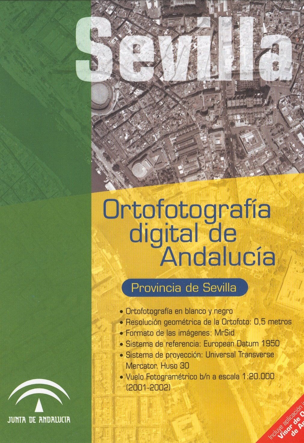 Imagen representativa de la publicación Ortofotografía digital de Andalucía: provincia de Sevilla_2004