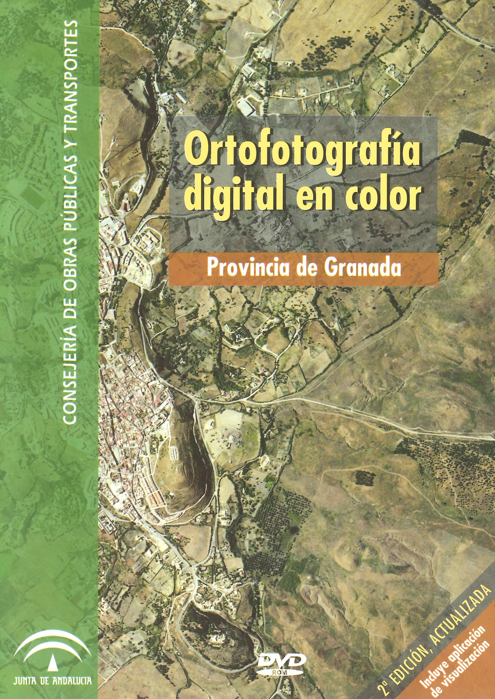 Imagen representativa de la publicación Ortofotografía digital de Andalucia en color: provincia de Granada, vuelo fotogramétrico 2004_editada 2005