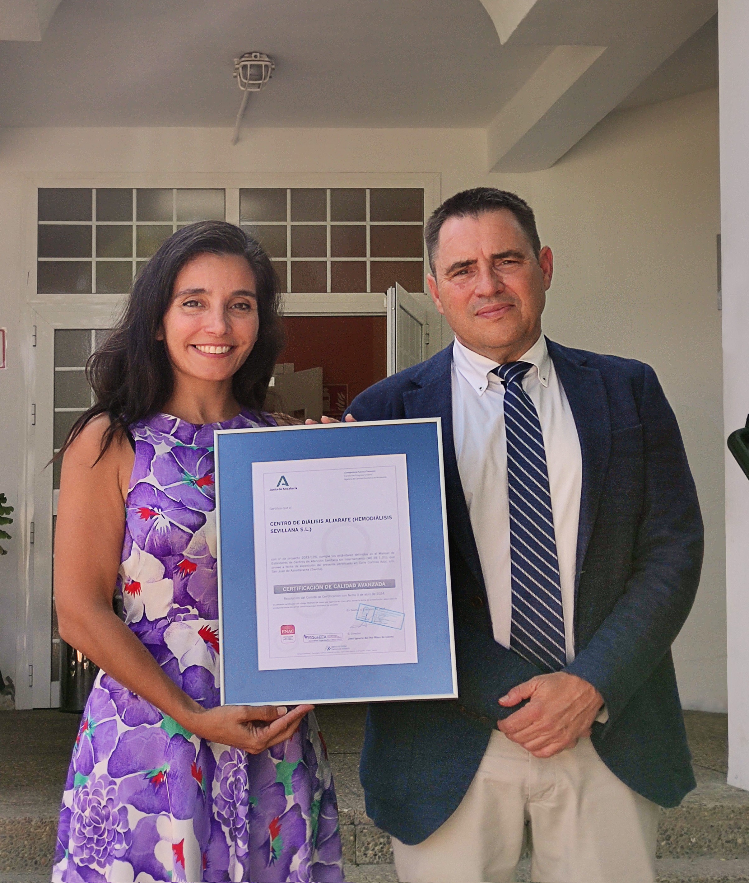 Entrega de la certificación de calidad a dos centros de diálisis de la provincia de Sevilla_170924