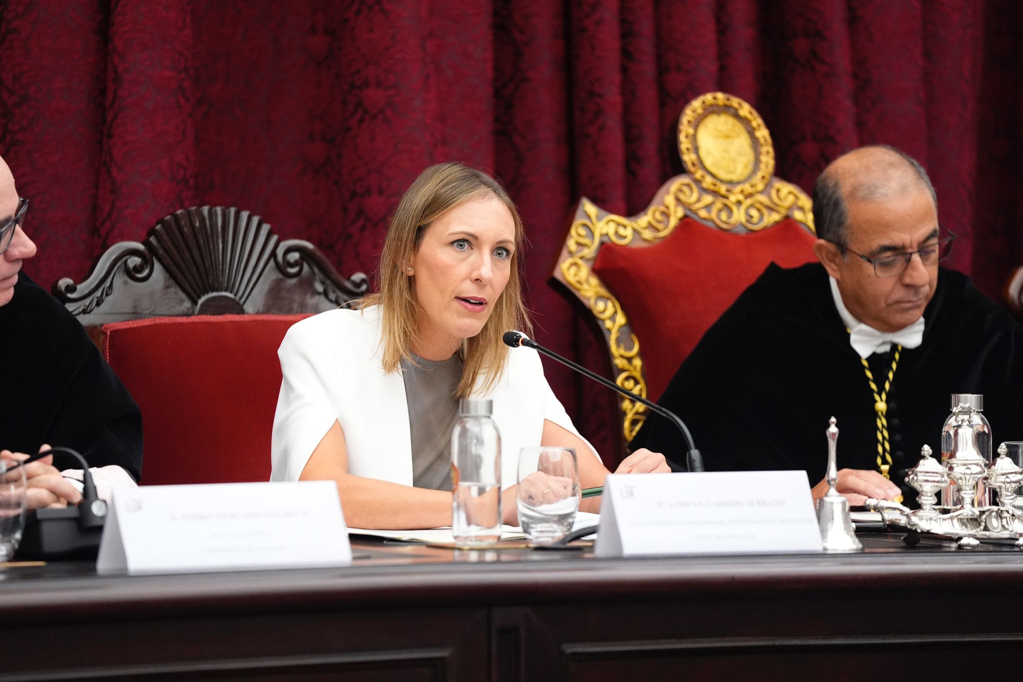 Lorena Garrido en la apertura de la US