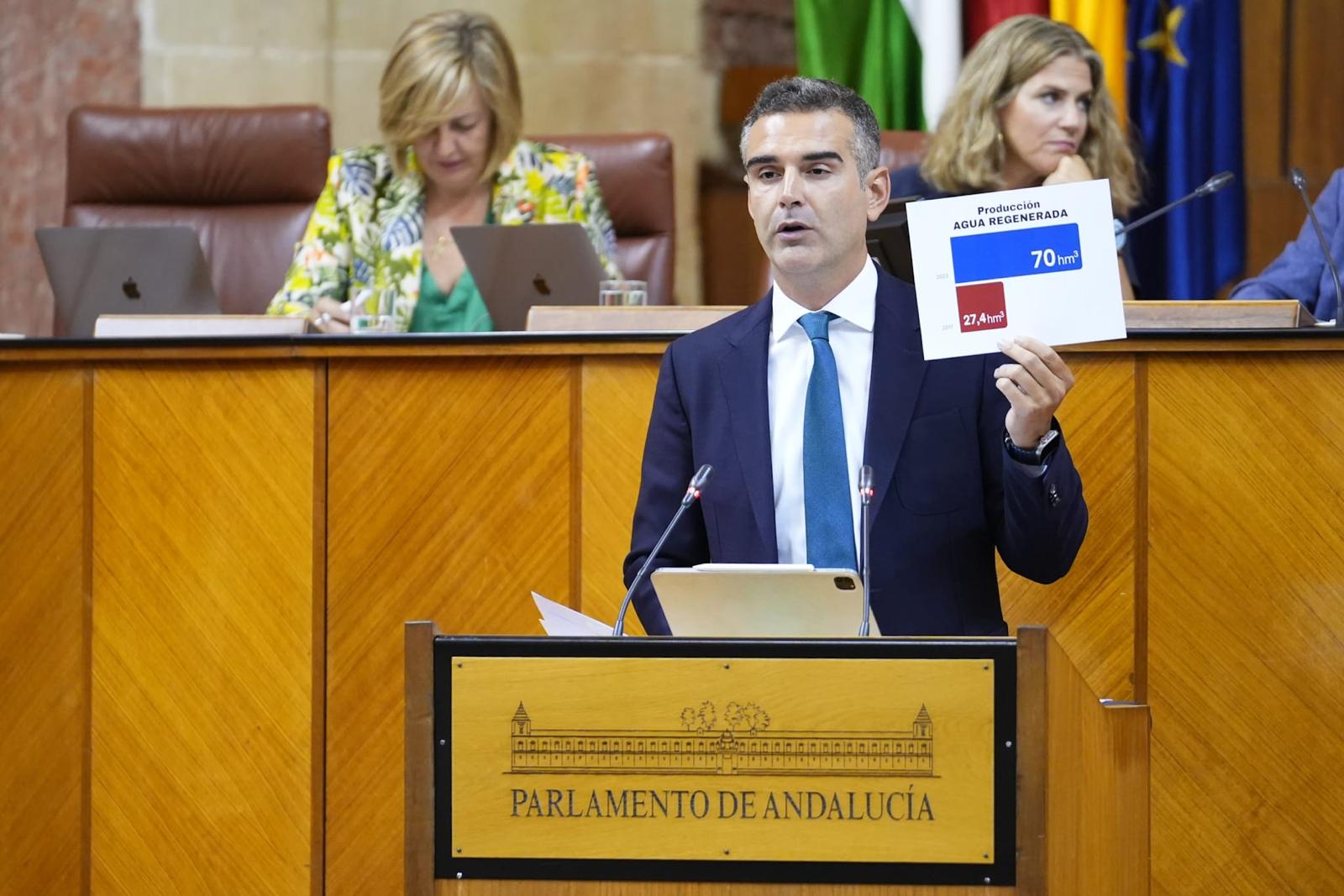 Fernández-Pacheco comparece ante el Pleno del Parlamento