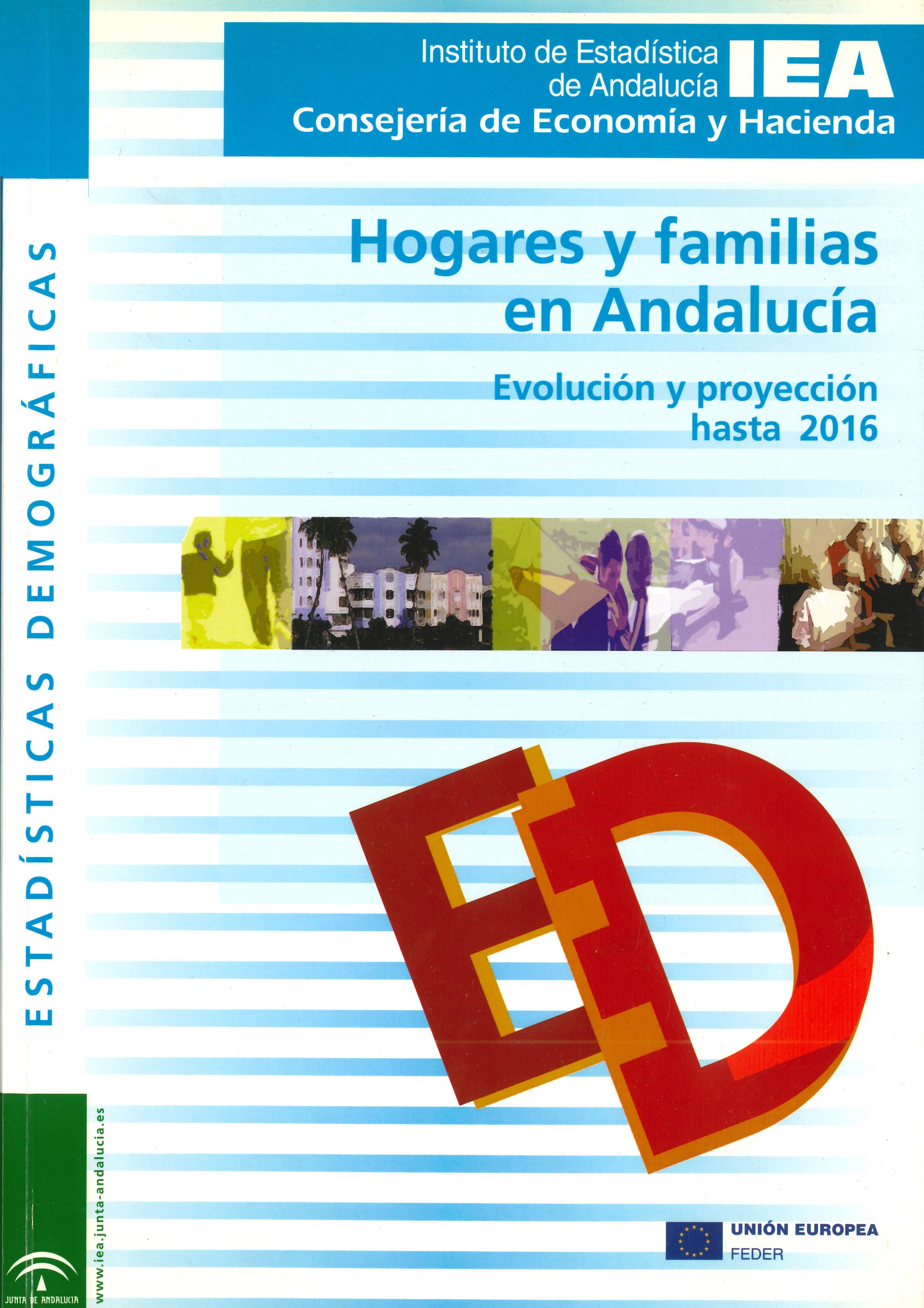 Imagen representativa de la publicación Hogares y familias en Andalucía: evolución y proyección hasta 2016