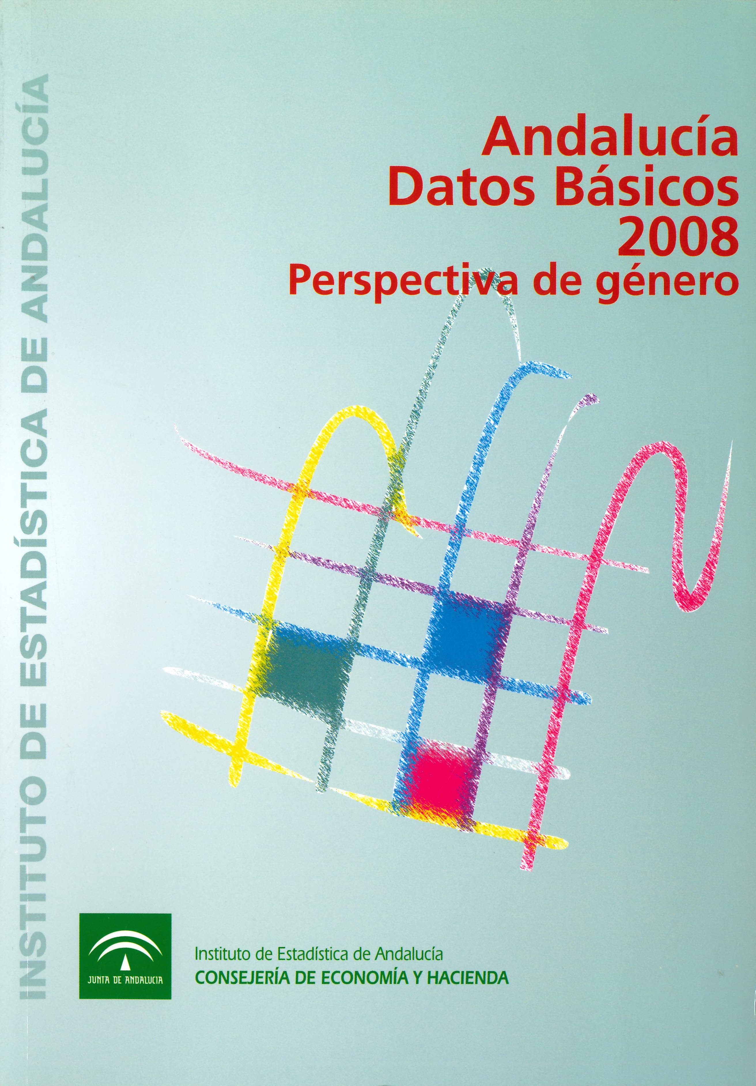 Imagen representativa de la publicación Andalucía: datos básicos 2008, perspectiva de género