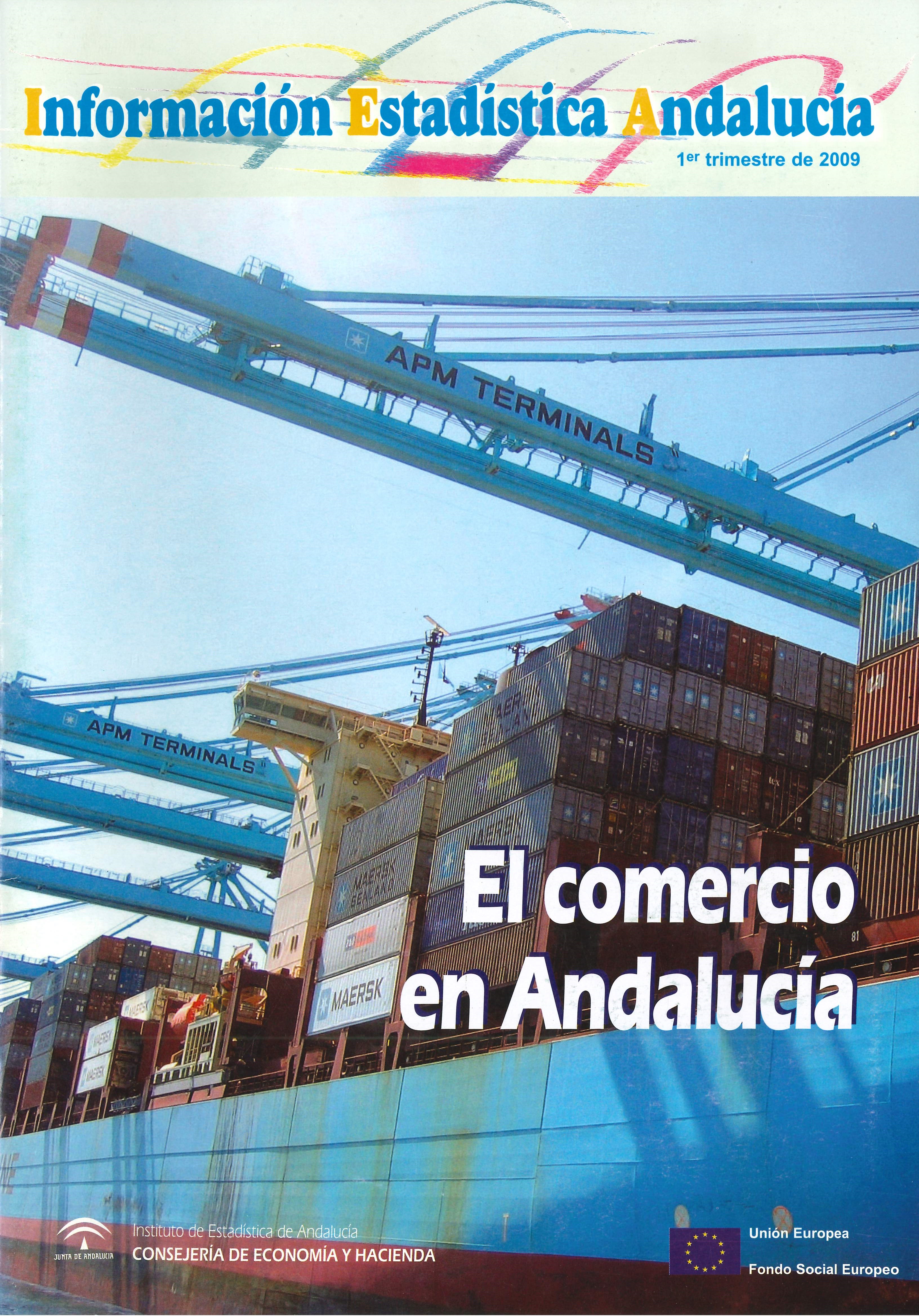 Imagen representativa de la publicación El comercio en Andalucía. Revista Información Estadística Andalucía. Primer trimestre 2009