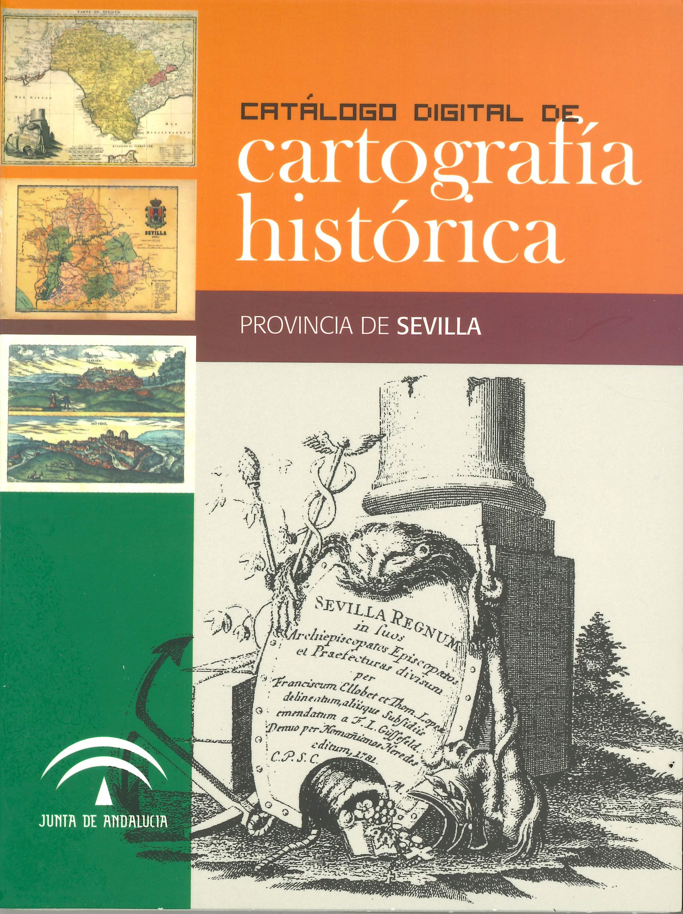 Imagen representativa de la publicación Catálogo digital de cartografía histórica: provincia de Sevilla