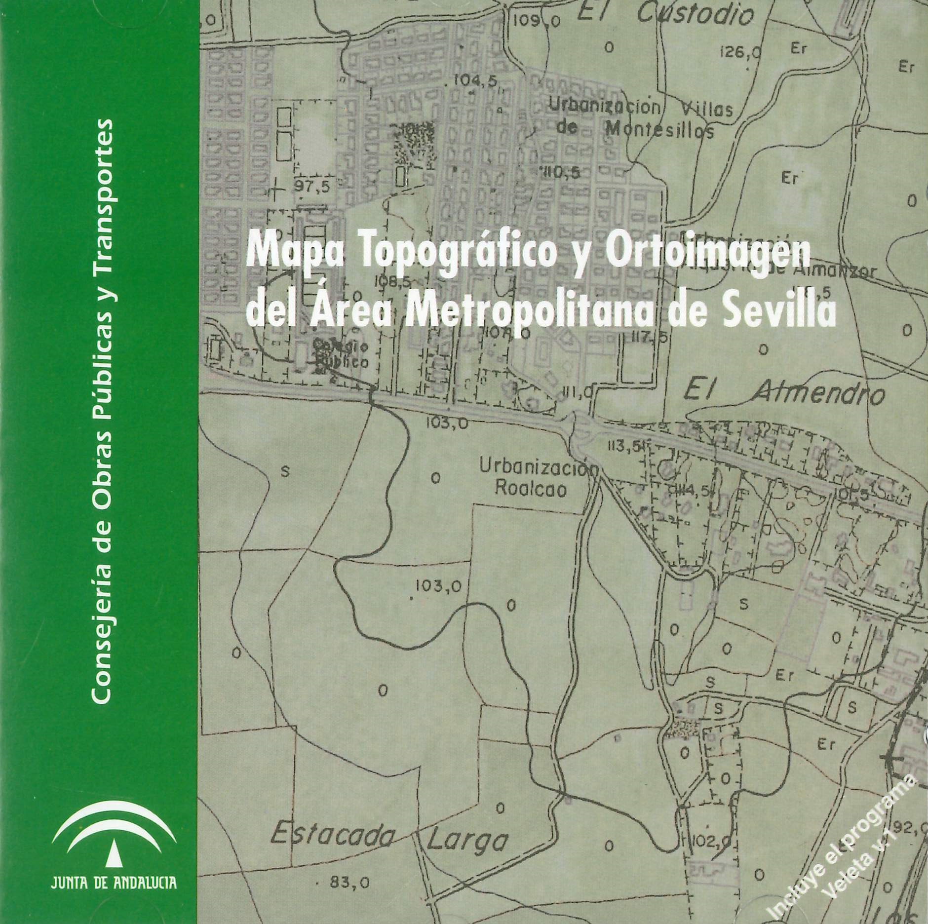 Imagen representativa de la publicación Mapa topográfico y ortoimagen del área metropolitana de Sevilla