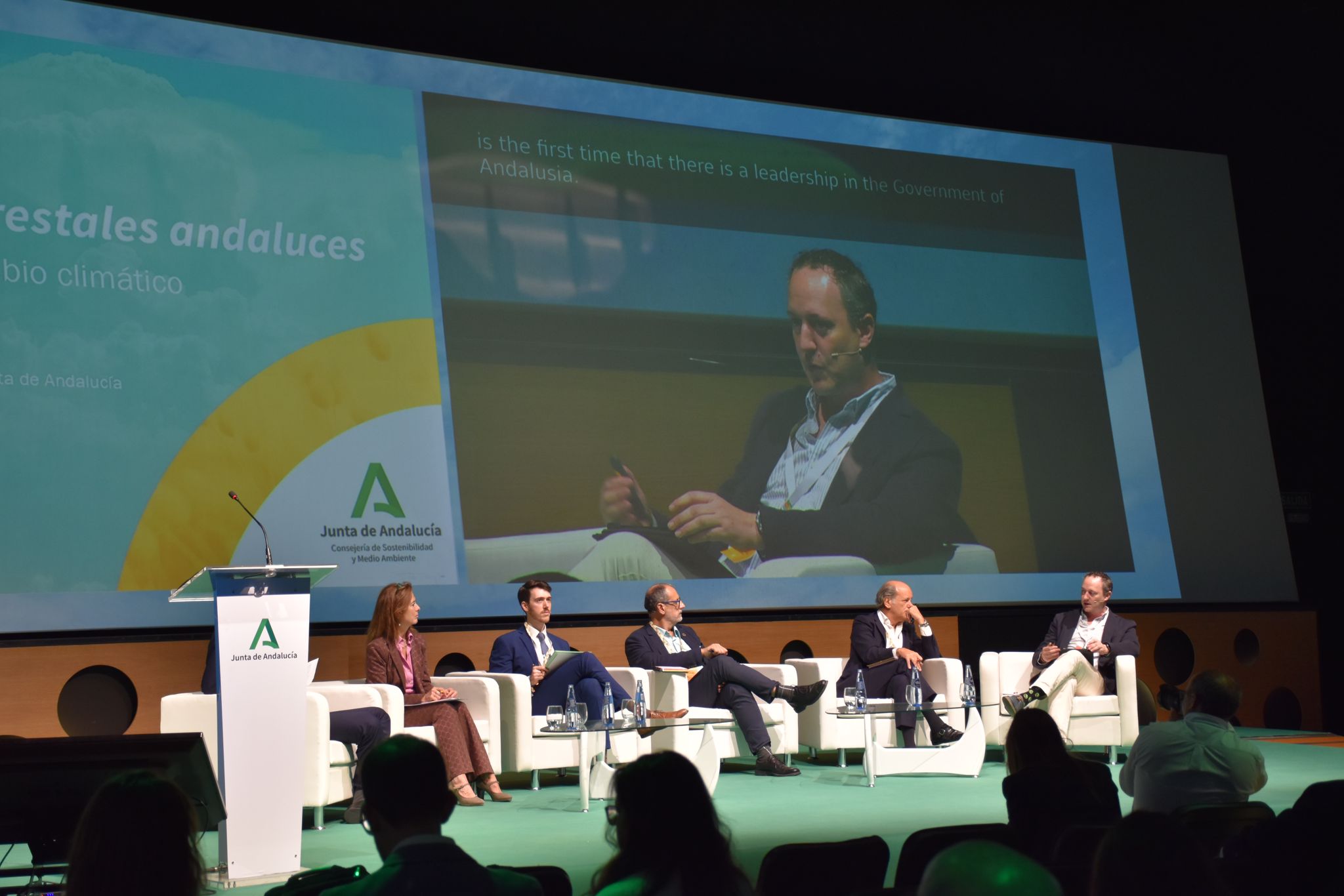 El director general de Política Forestal y Biodiversidad, Juan Ramón Pérez Valenzuela, interviene en el Congreso.