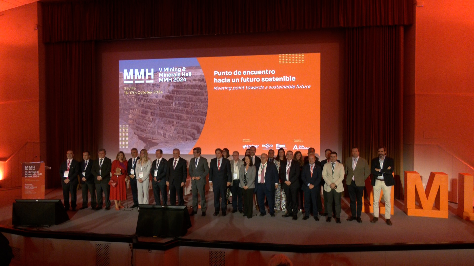 Acto de clausura de la V edición del Salón Internacional de la Minería, Mining and Minerals Hall 2024.