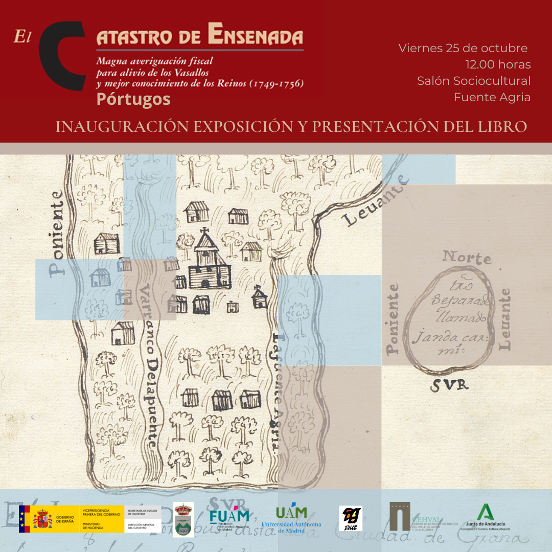 Cartel Exposición Temporal  Pórtugos Catastro de Ensenada