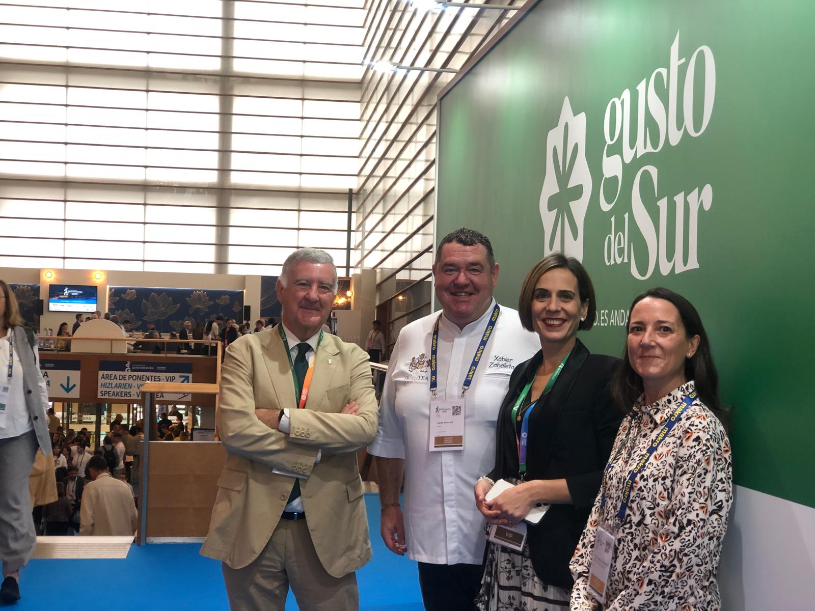 Visita institucional de Margarita Cobos a San Sebastián Gastronomika 