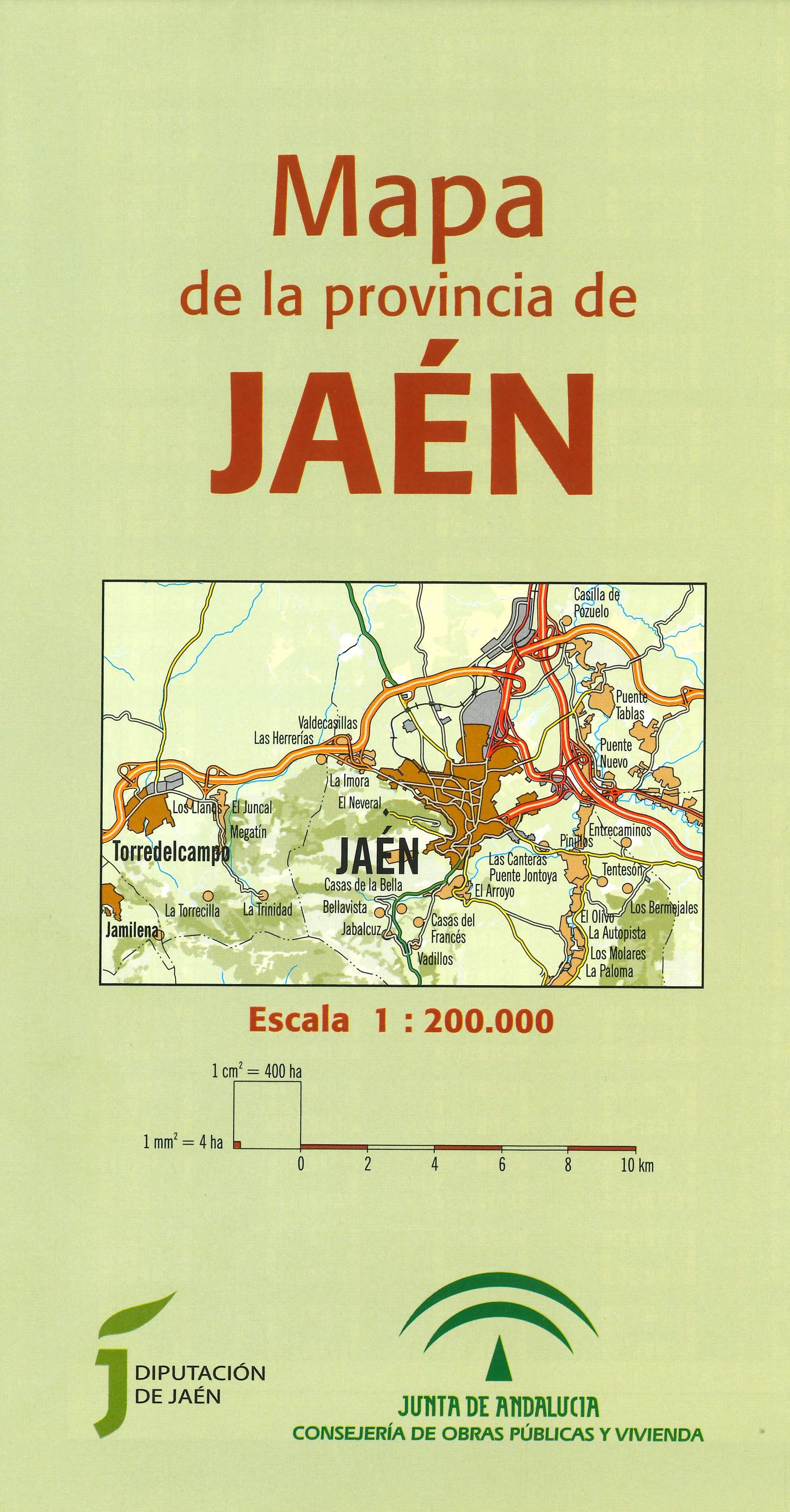 Imagen representativa del Mapa de la provincia de Jaén, escala 1:200.000_2011