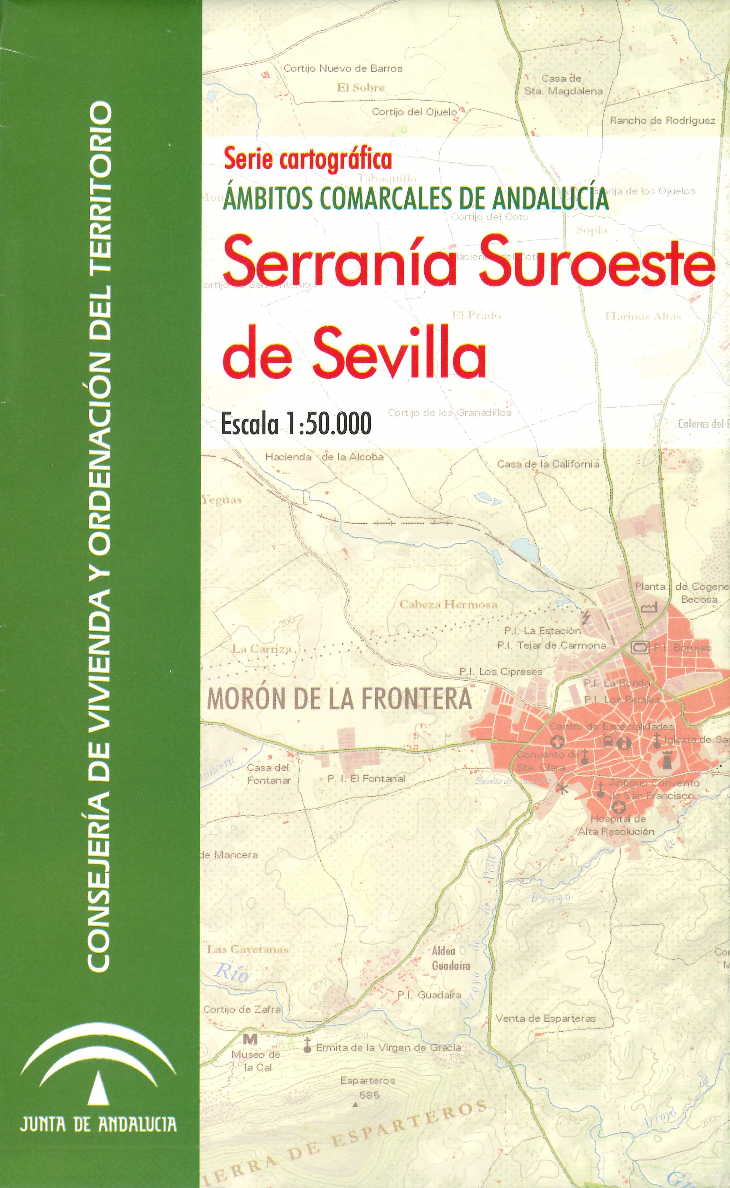 Imagen representativa del mapa Serranía Suroeste de Sevilla, escala 1:50.000