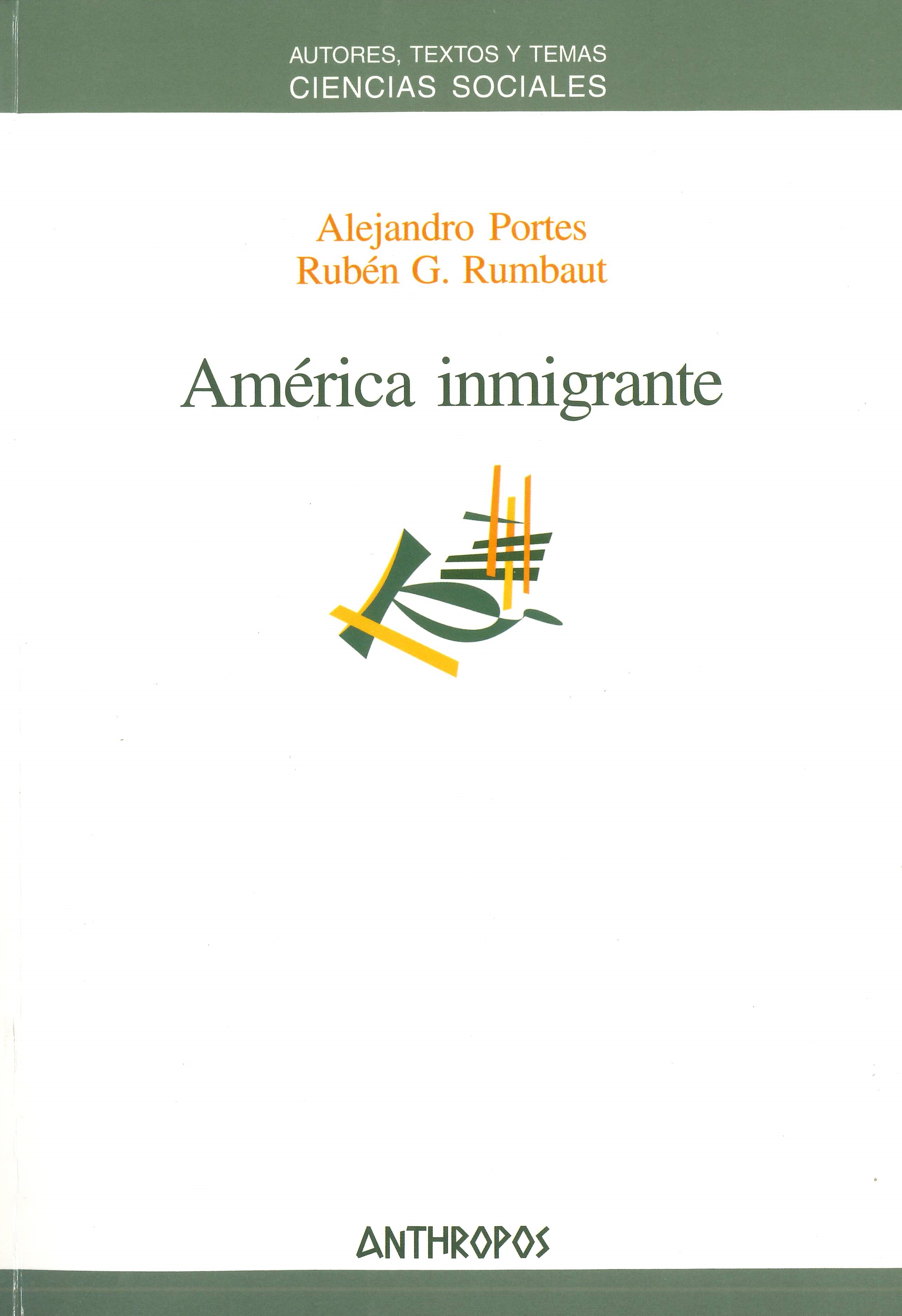 Imagen representativa de la publicación América inmigrante