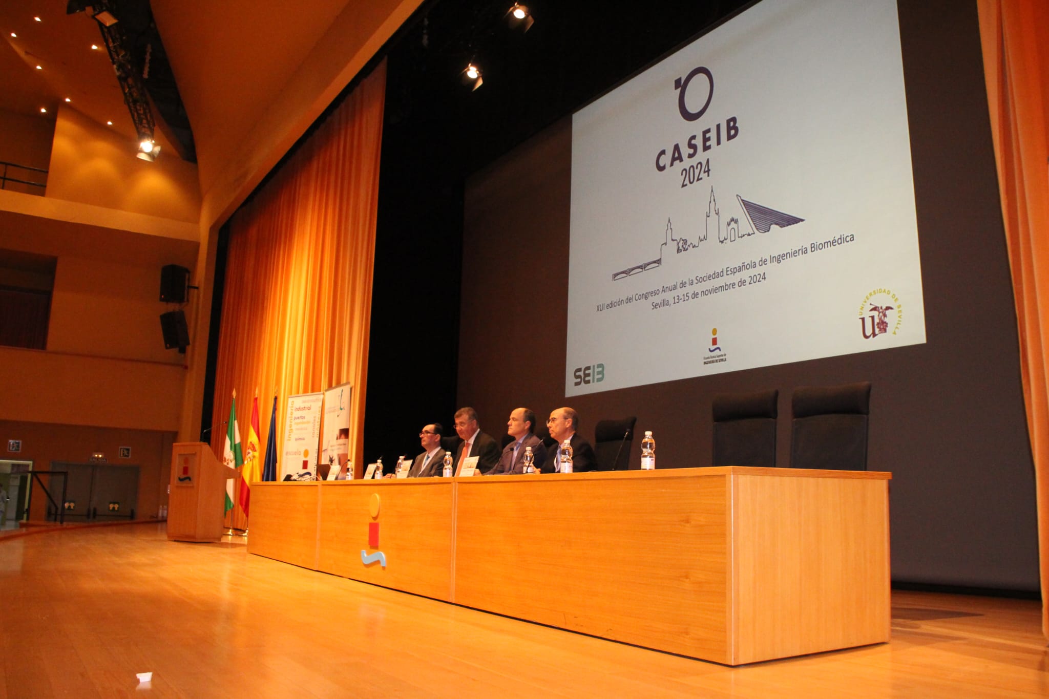 Antonio Posadas en Congreso de la Sociedad Ingeniería Biomédica