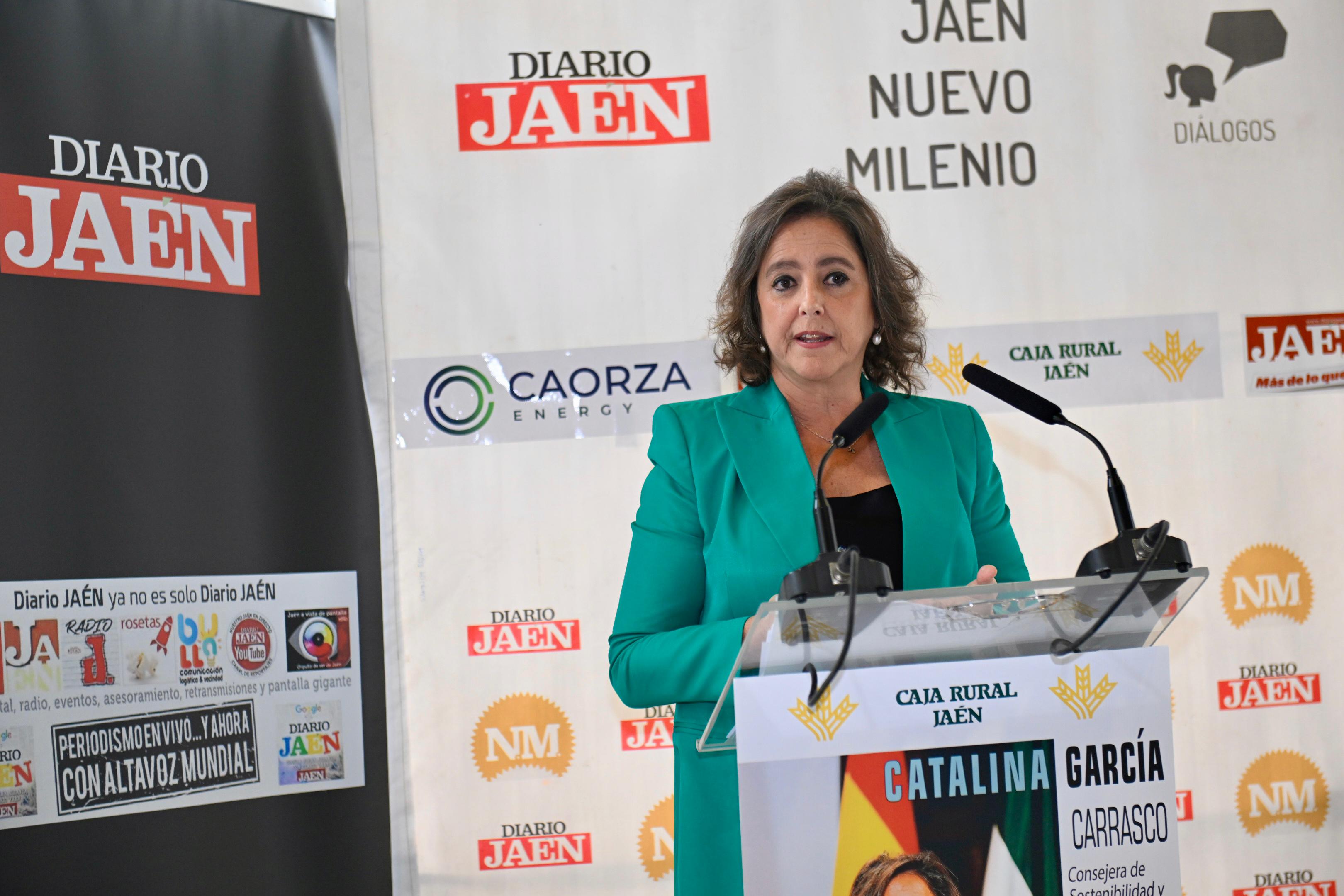 Catalina García, en su intervención el Foro Jaén Nuevo Milenio, de Diario JAÉN.