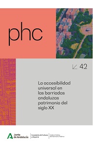 Portada libro La accesibilidad universal en las barriadas andaluzas patrimonio del siglo XX. Guía básica para una arquitectura inclusiva  (versión impresa)