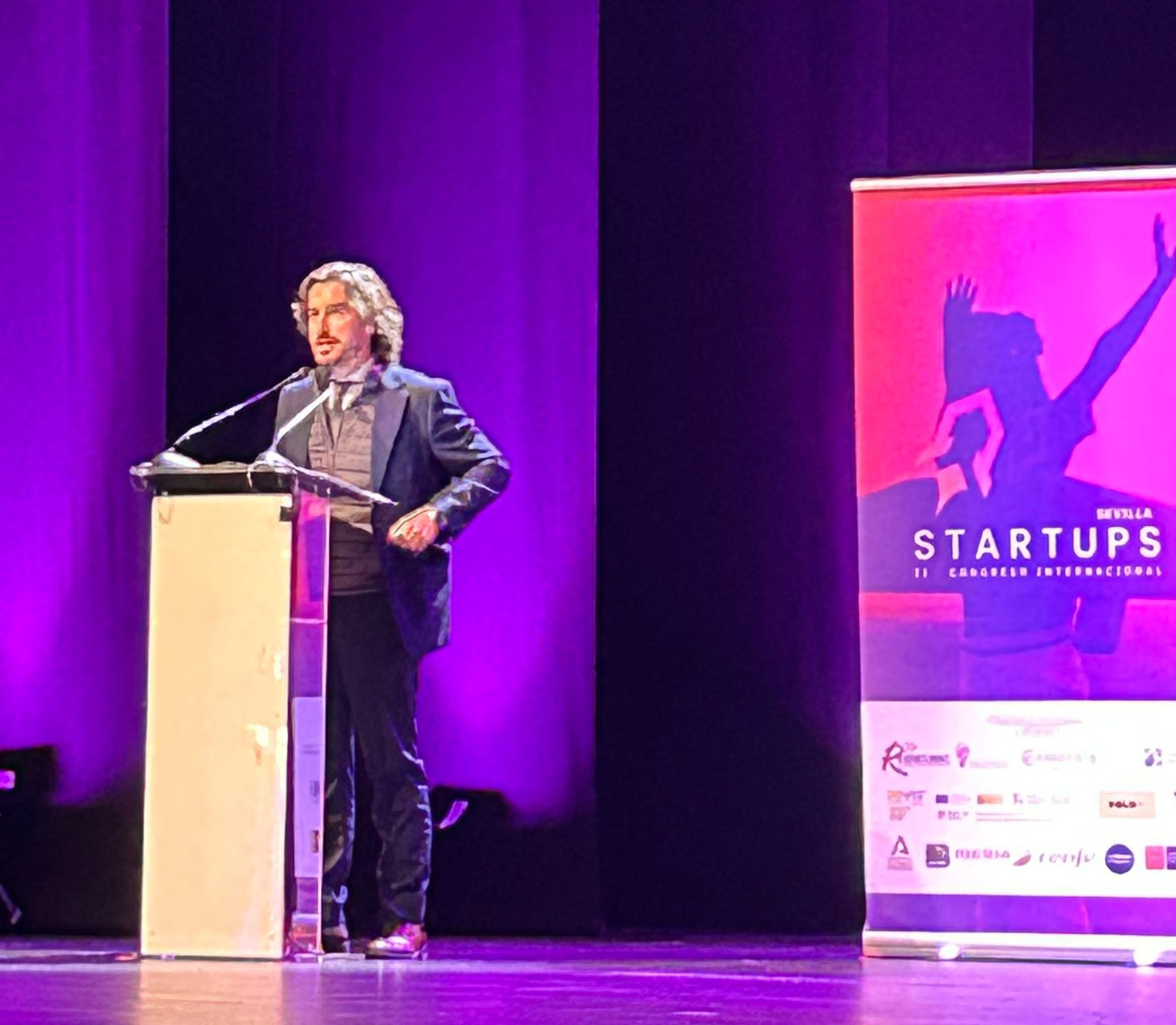 González en el Congreso Internacional de Startups