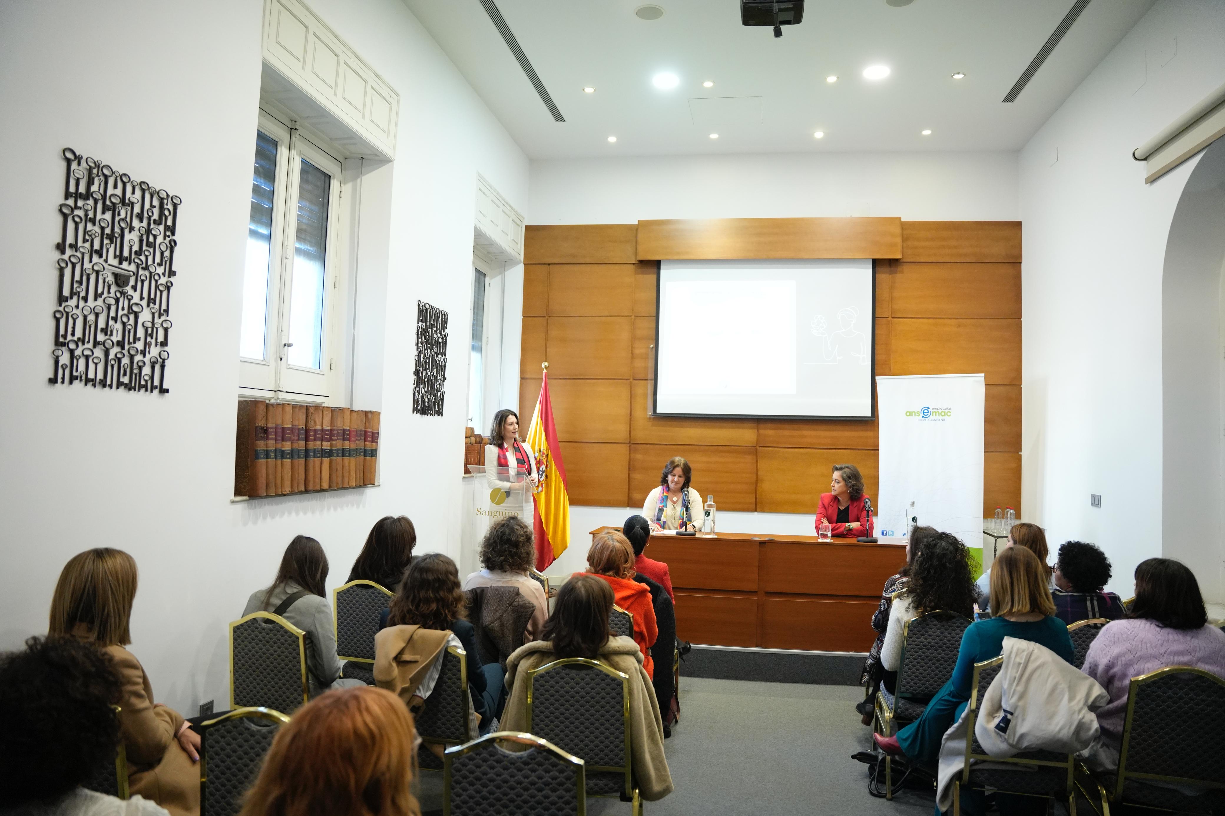 Catalina García, en el Foro de Ansemac.