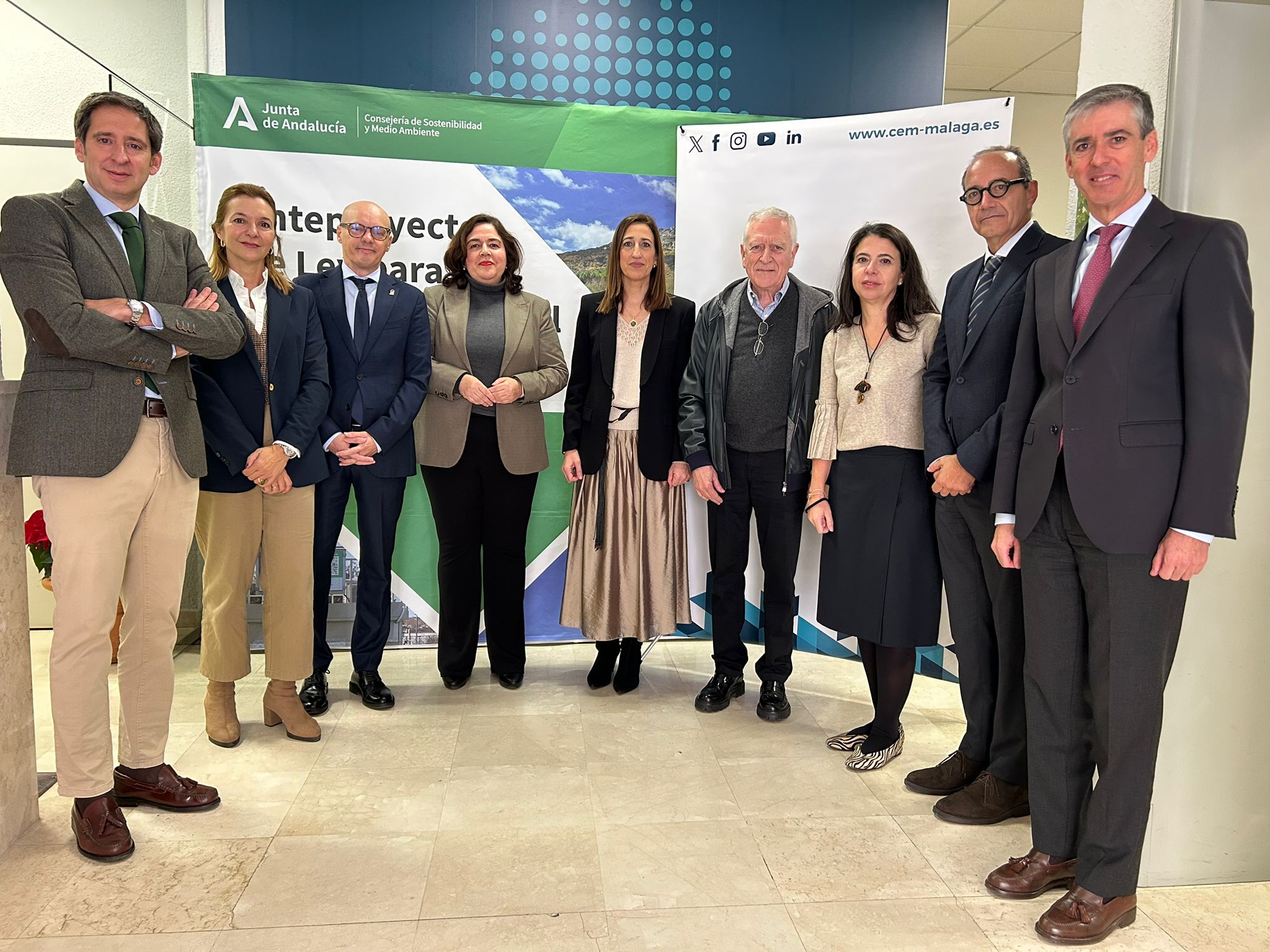 Acto de presentación del Anteproyecto de la LEGAM en Málaga.