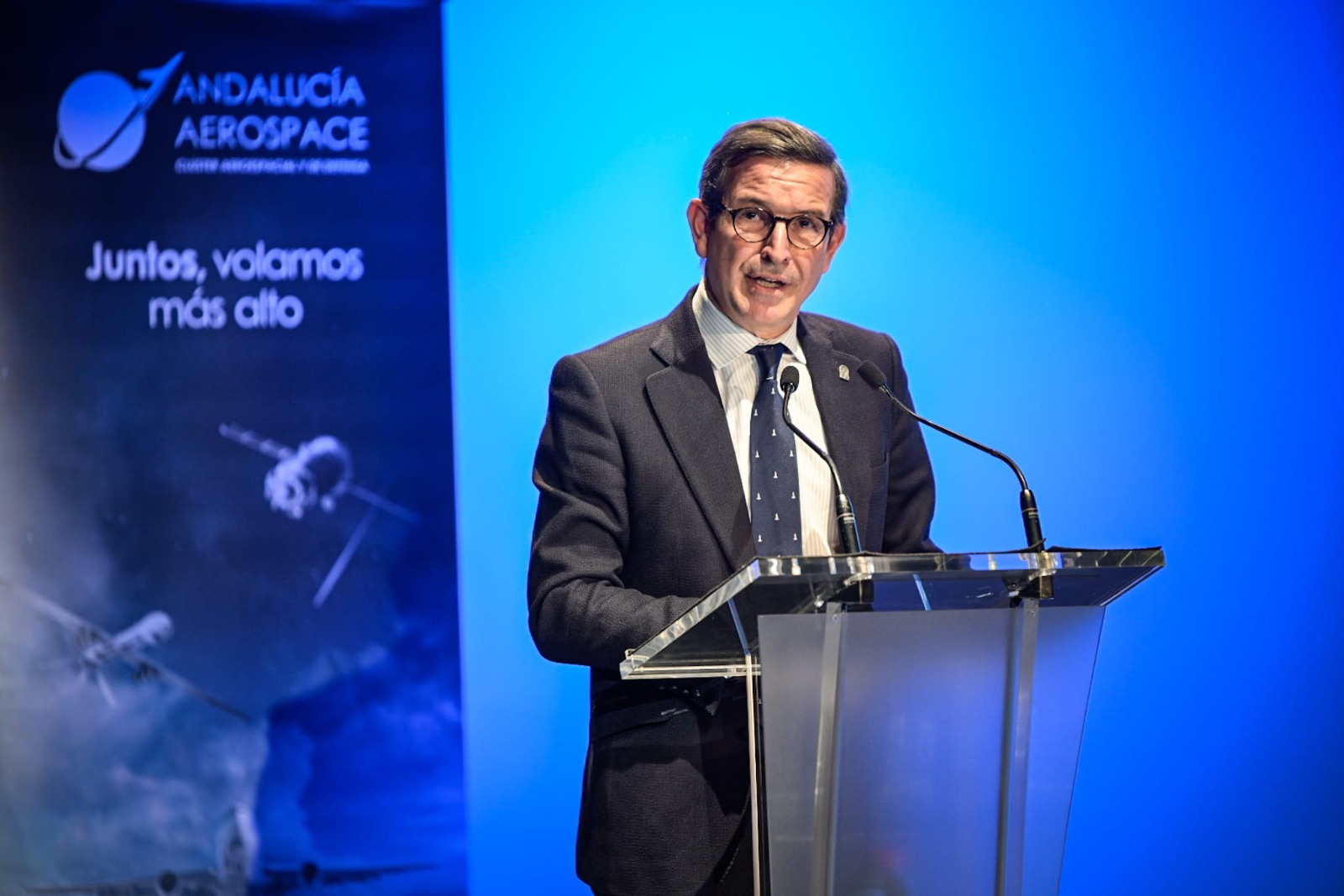 El consejero Jorge Paradela, en el encuentro de socios de Andalucía Aerospace