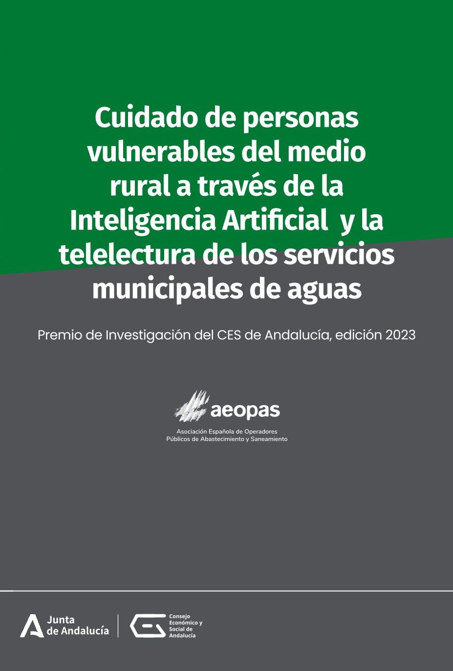 Portada estudio galardonado Premio de Investigación CES Andalucía 2023