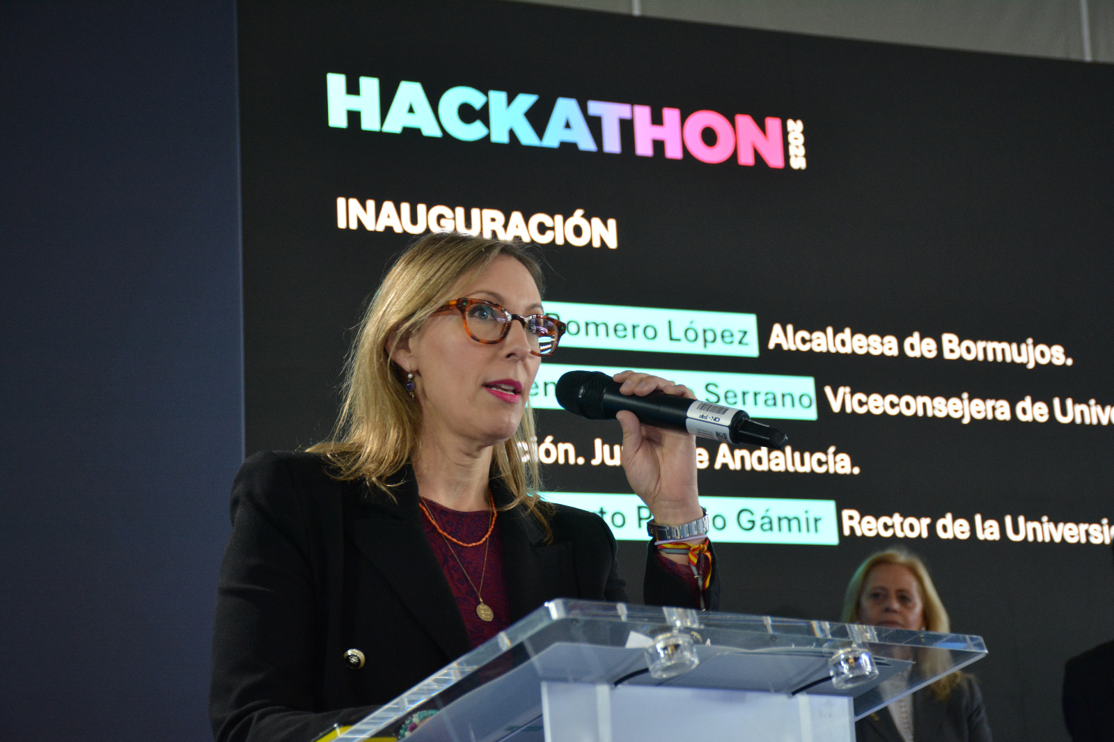 Lorena Garrido en el Hackathon de la Universidad CEU