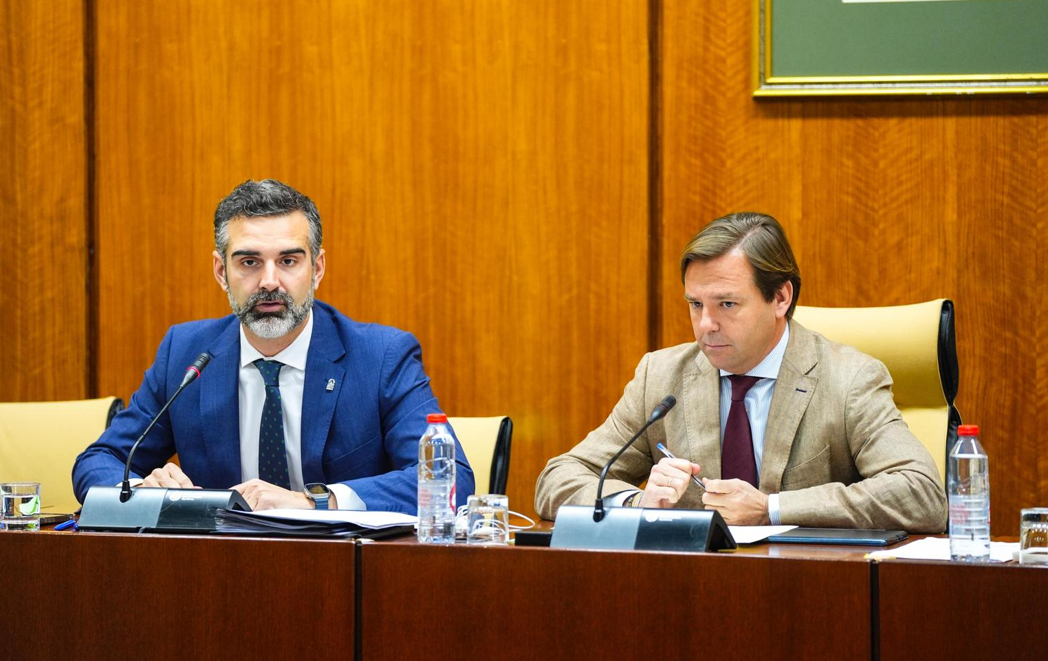 Ramón Fernández-Pacheco durante la comisión parlamentaria celebrada hoy