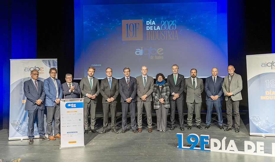 El consejero de Industria, Energía y Minas, Jorge Paradela, en el acto de celebración del Día de la Industria en Huelva