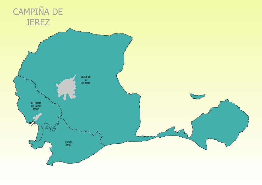 Mapa Campiña de Jerez